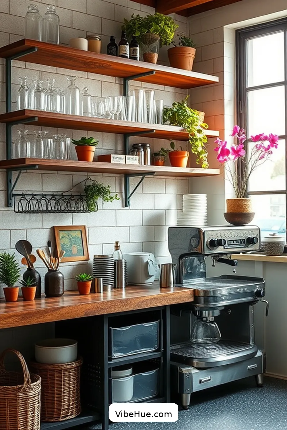 25 Ways to Create a Summer Garage in Traditional Style 14 Set Up a Coffee Bar for 25 Ways to Create a Summer Garage in Traditional Style