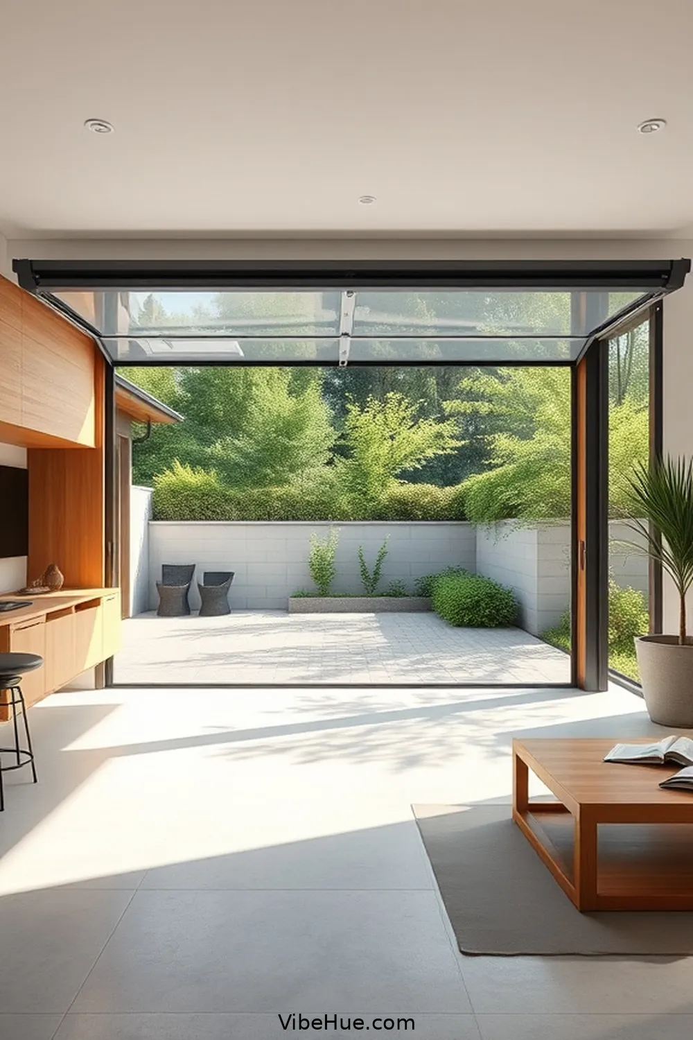 Combine Indoor and Outdoor Spaces for 25 Ways to Design a Summer Garage in Scandinavian Style