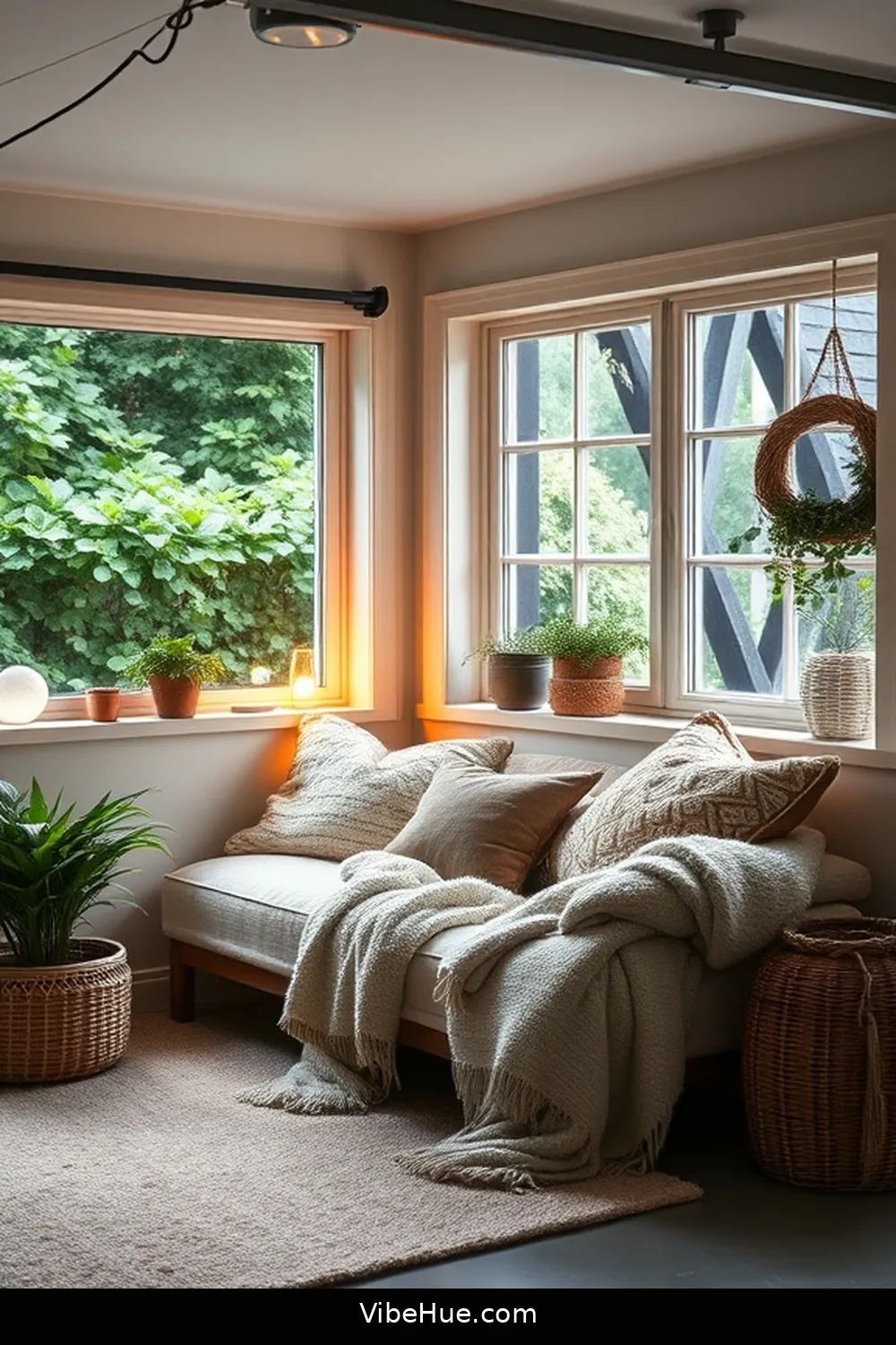 Create a Cozy Reading Nook for 25 Ways to Design a Summer Garage in Scandinavian Style