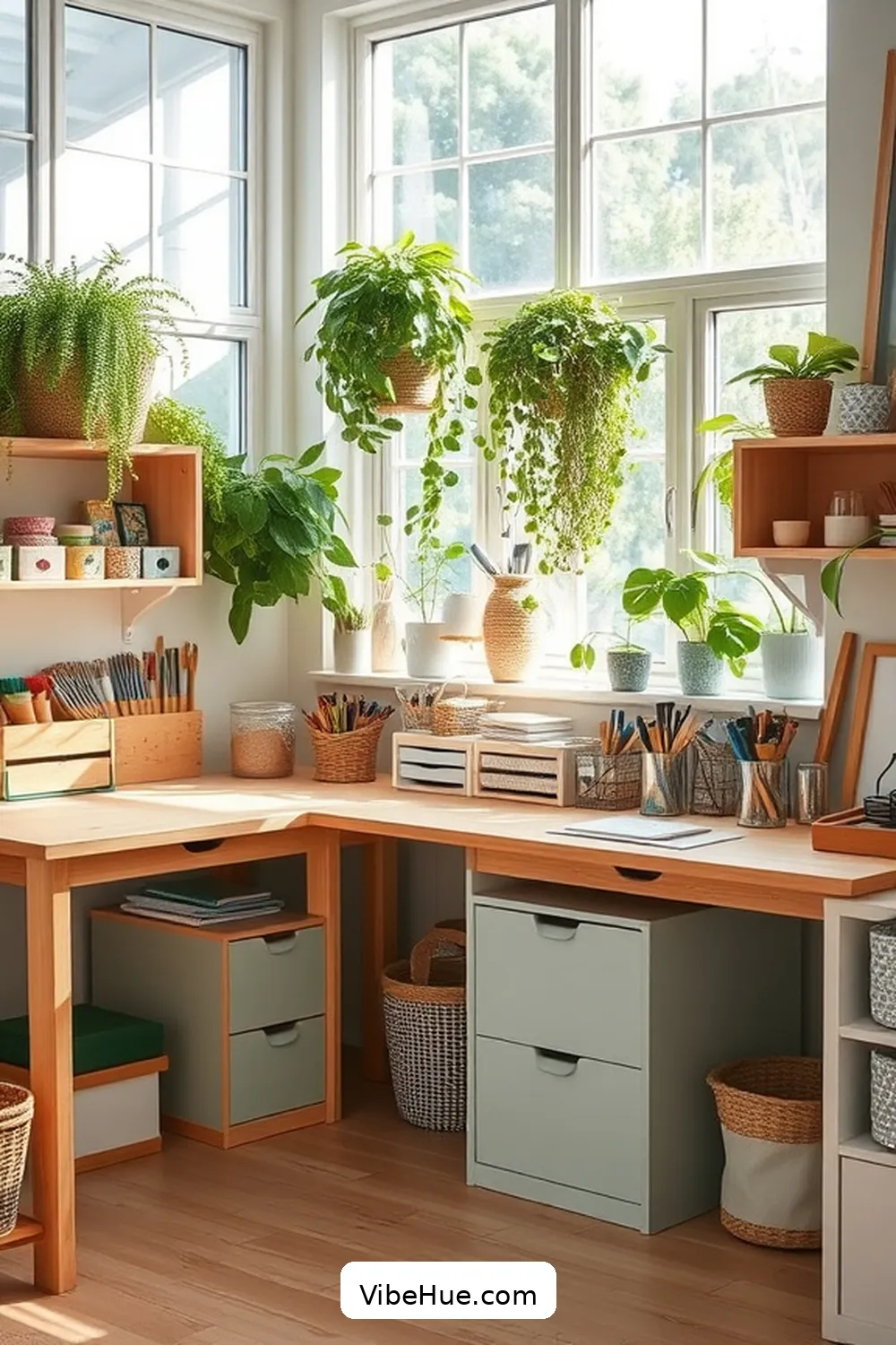Design a Crafting or DIY Station for 25 Ways to Design a Summer Garage in Scandinavian Style