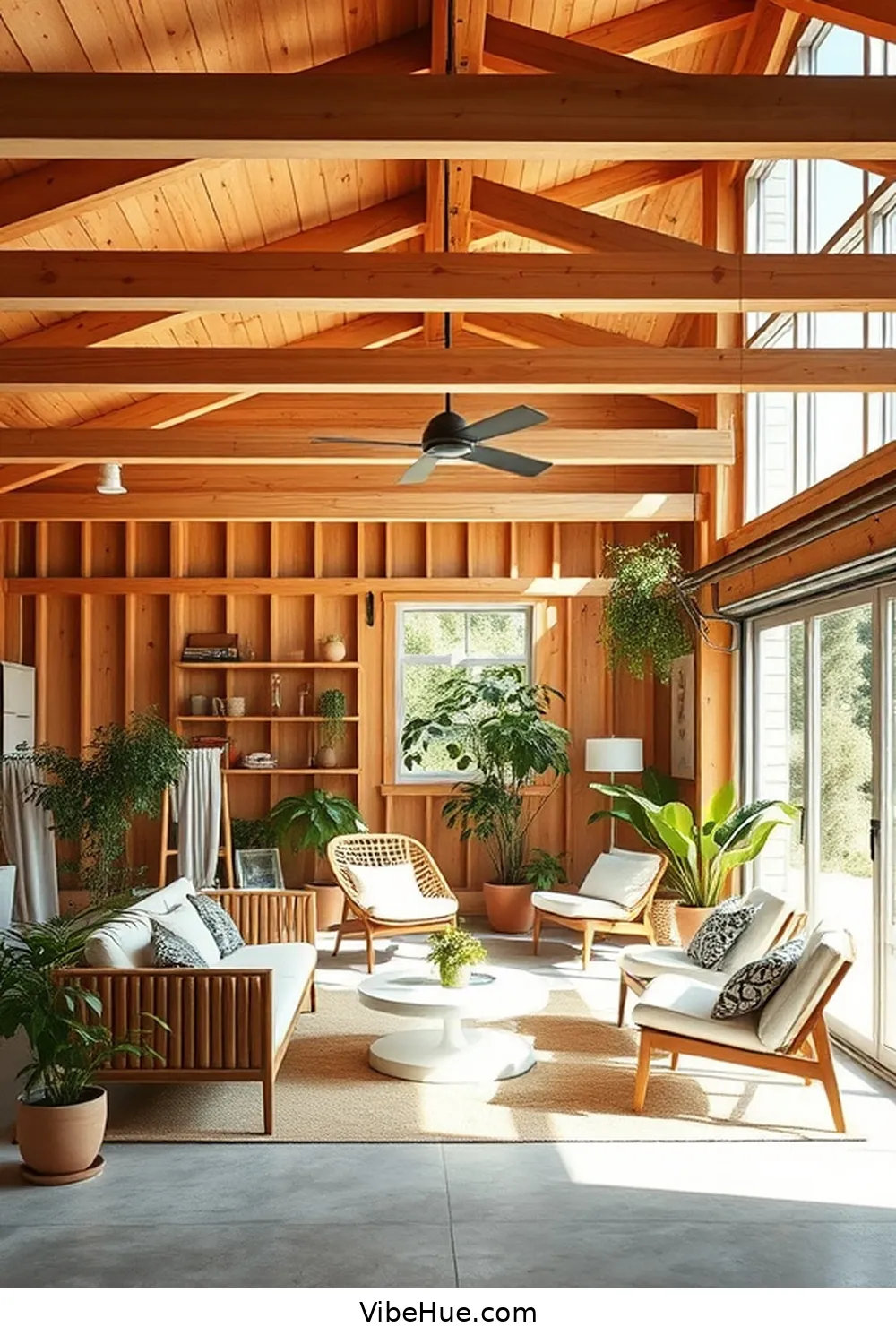 Incorporate Natural Wood Elements for 25 Ways to Design a Summer Garage in Scandinavian Style
