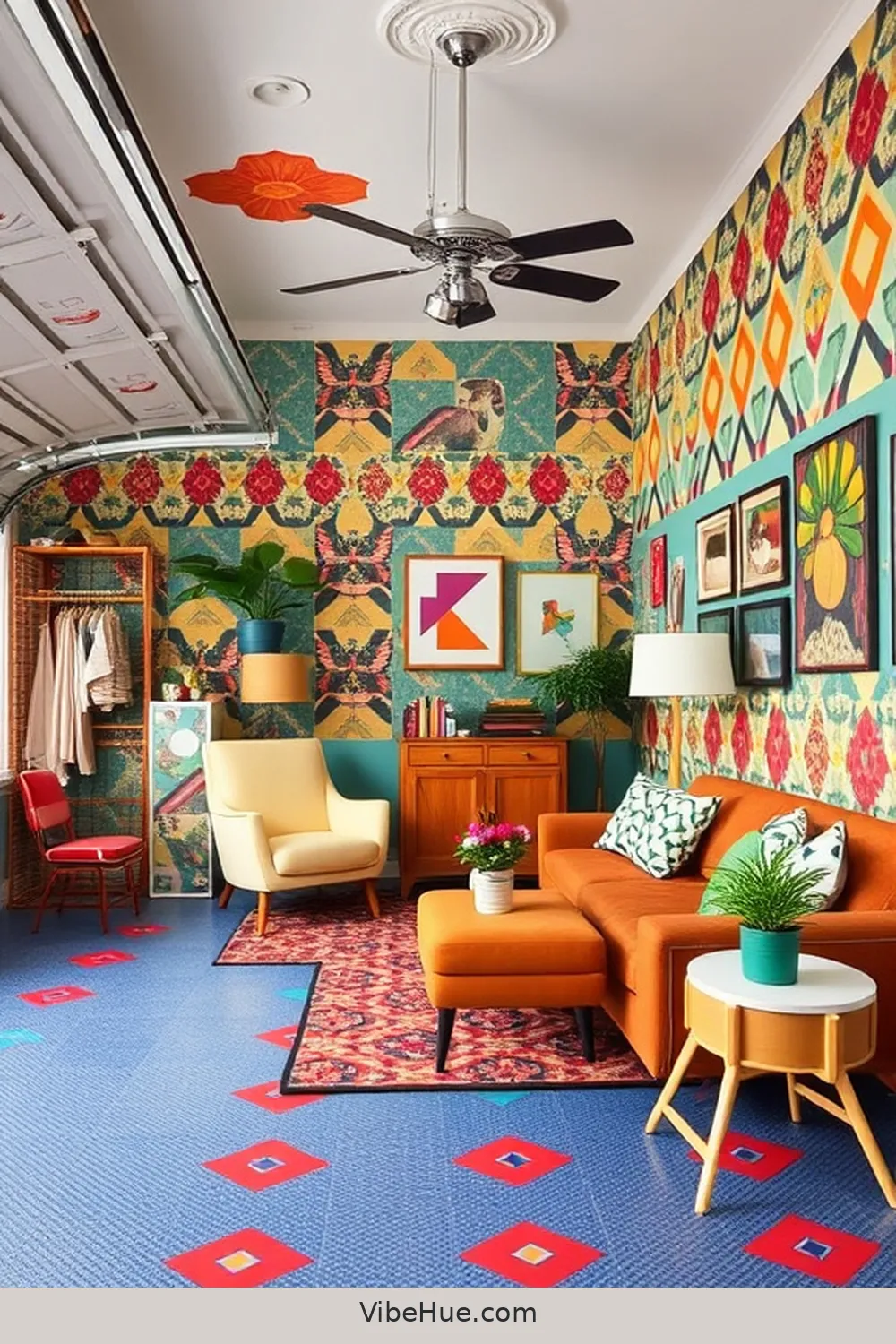 25 Ways to Style Your Holiday Garage in Mid-Century Modern Style 4 Add Geometric Patterns for 25 Ways to Style Your Holiday Garage in Mid-Century Modern Style