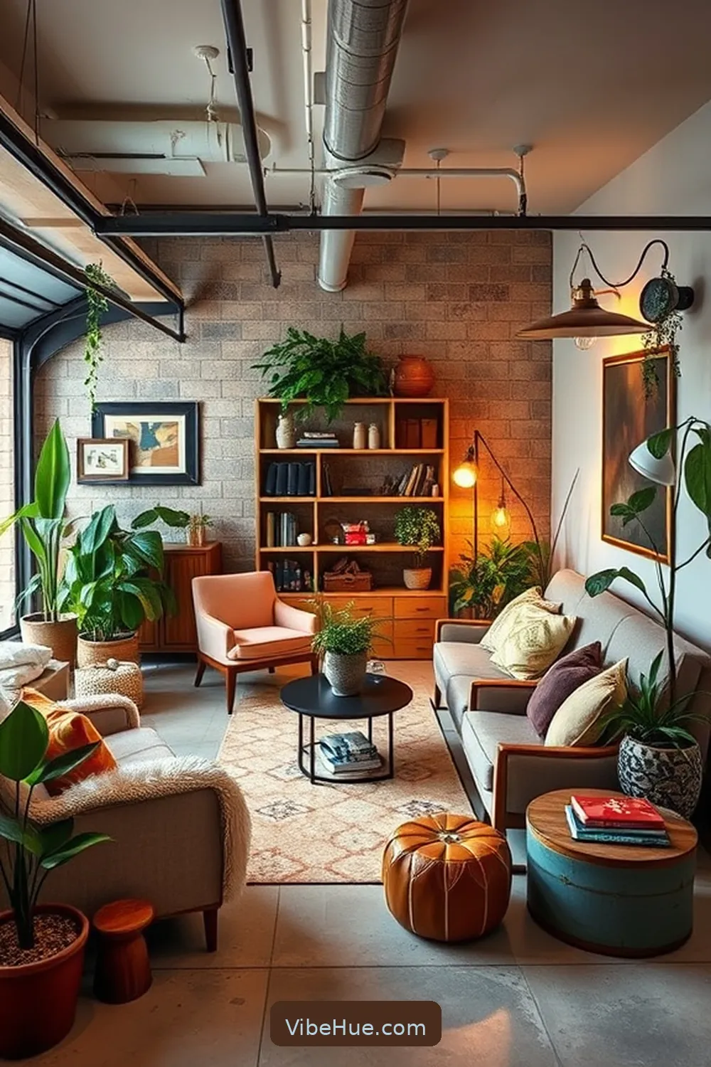 25 Ways to Style Your Holiday Garage in Mid-Century Modern Style 11 Create a Cozy Lounge Area for 25 Ways to Style Your Holiday Garage in Mid-Century Modern Style