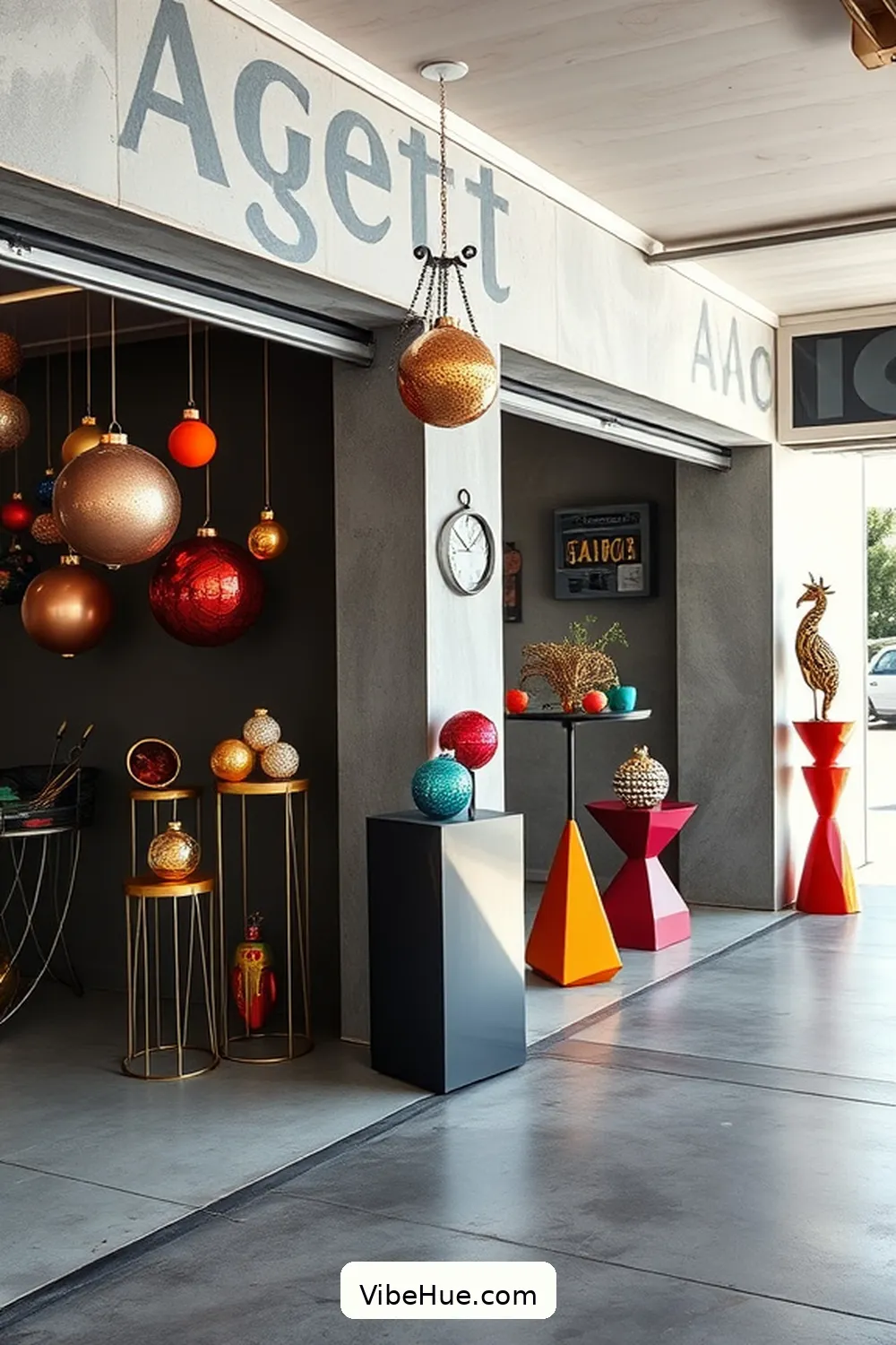 25 Ways to Style Your Holiday Garage in Mid-Century Modern Style 12 Display Retro Ornaments for 25 Ways to Style Your Holiday Garage in Mid-Century Modern Style