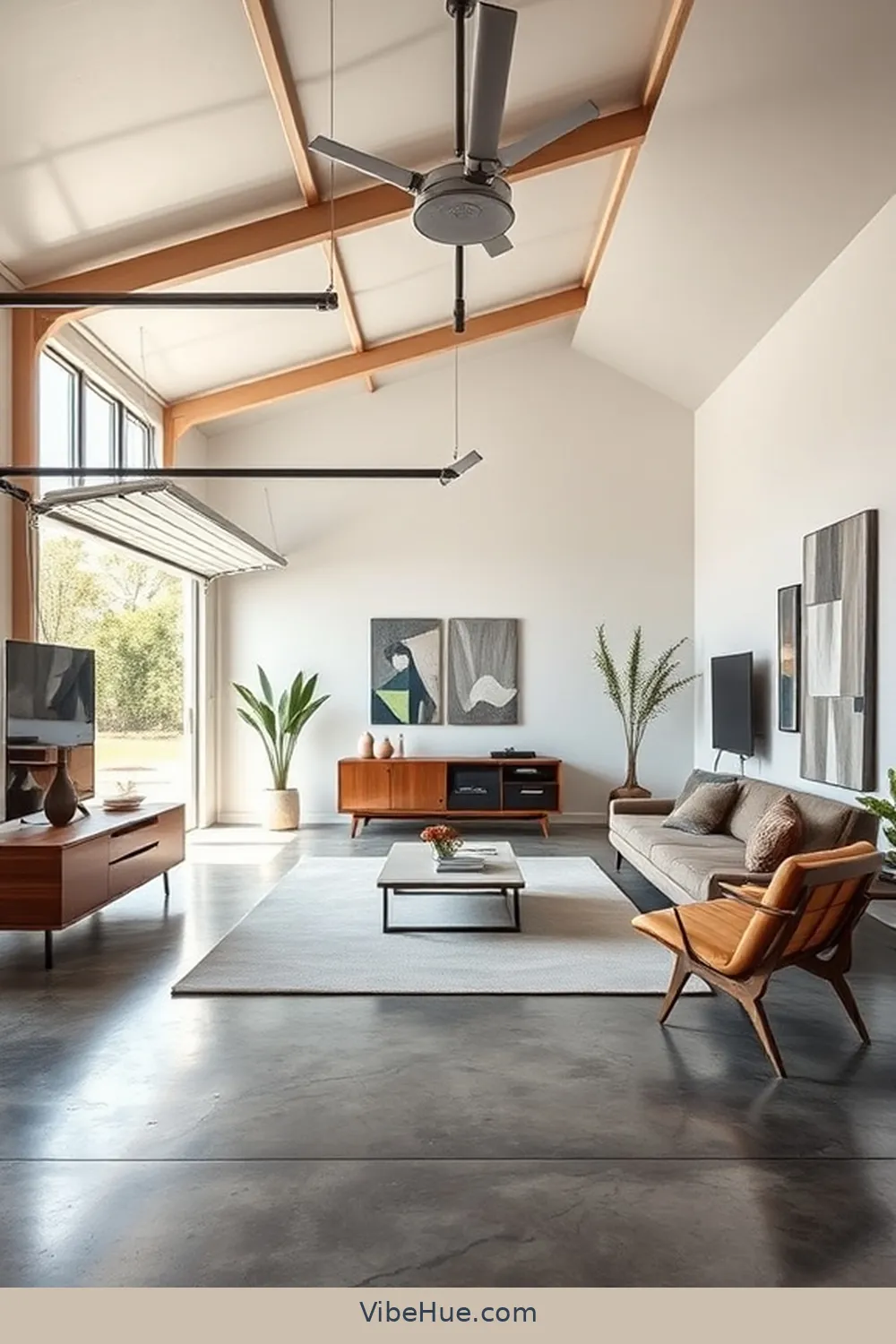 25 Ways to Style Your Holiday Garage in Mid-Century Modern Style 22 Utilize Sleek Lines in Decor for 25 Ways to Style Your Holiday Garage in Mid-Century Modern Style