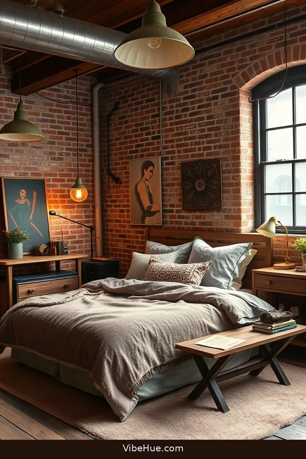 Achieving Year-Round Industrial Style for Your Bedroom 4 Incorporate Vintage and Reclaimed Furniture for Achieving Year-Round Industrial Style for Your Bedroom