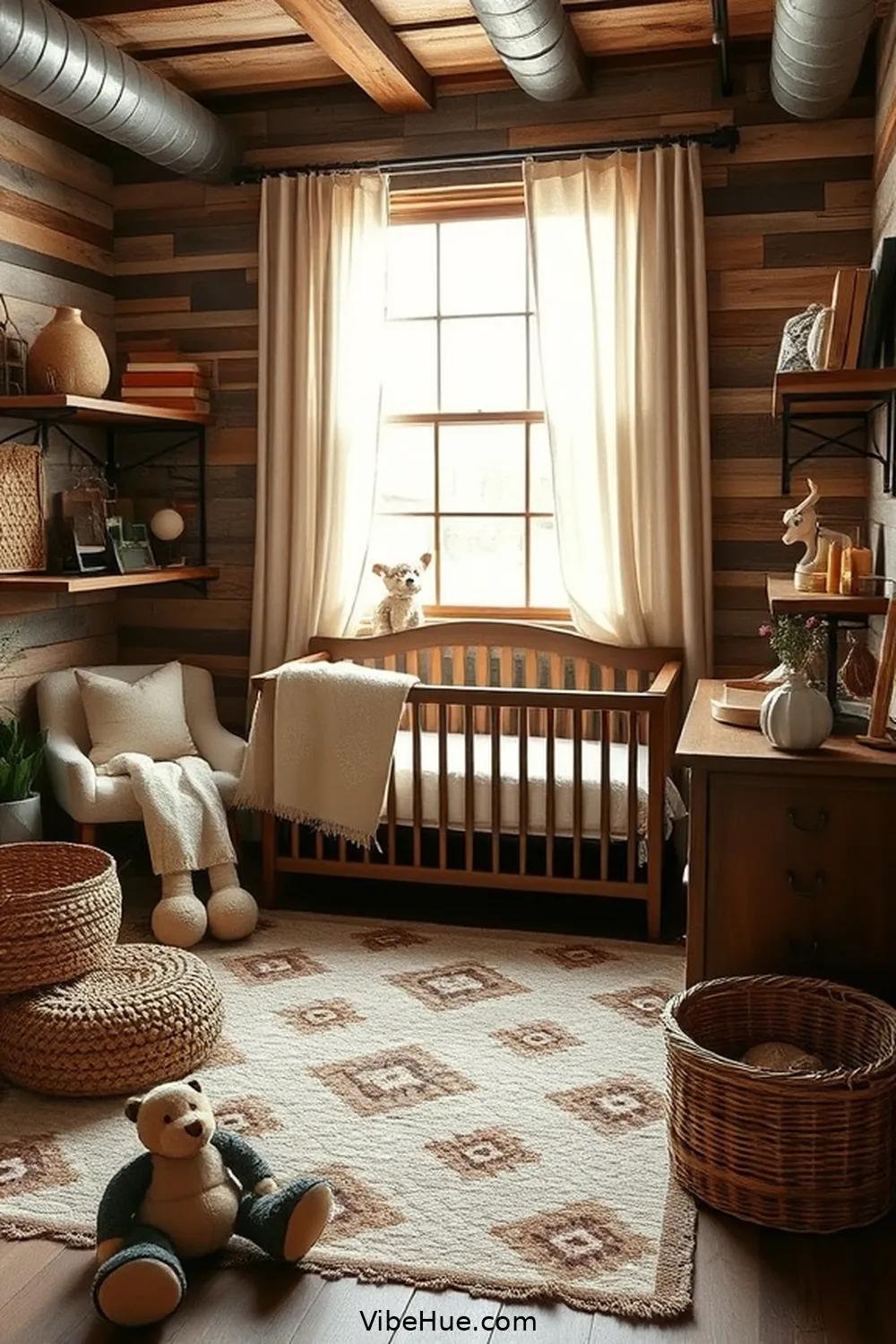 Cozy Fall Nursery Design With Industrial Style Tips and Tricks 5 Adding Rustic Decor Elements for Cozy Fall Nursery Design With Industrial Style Tips and Tricks