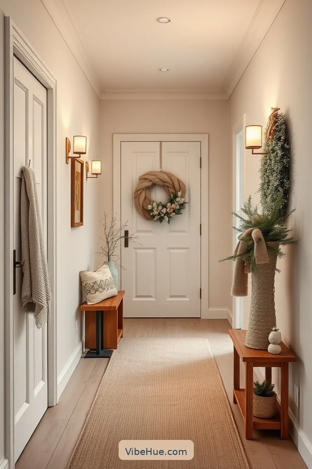 Cozy Holiday Hallway Design in Scandinavian Style 2 Embrace Minimalism for a Simple Elegance for Cozy Holiday Hallway Design in Scandinavian Style