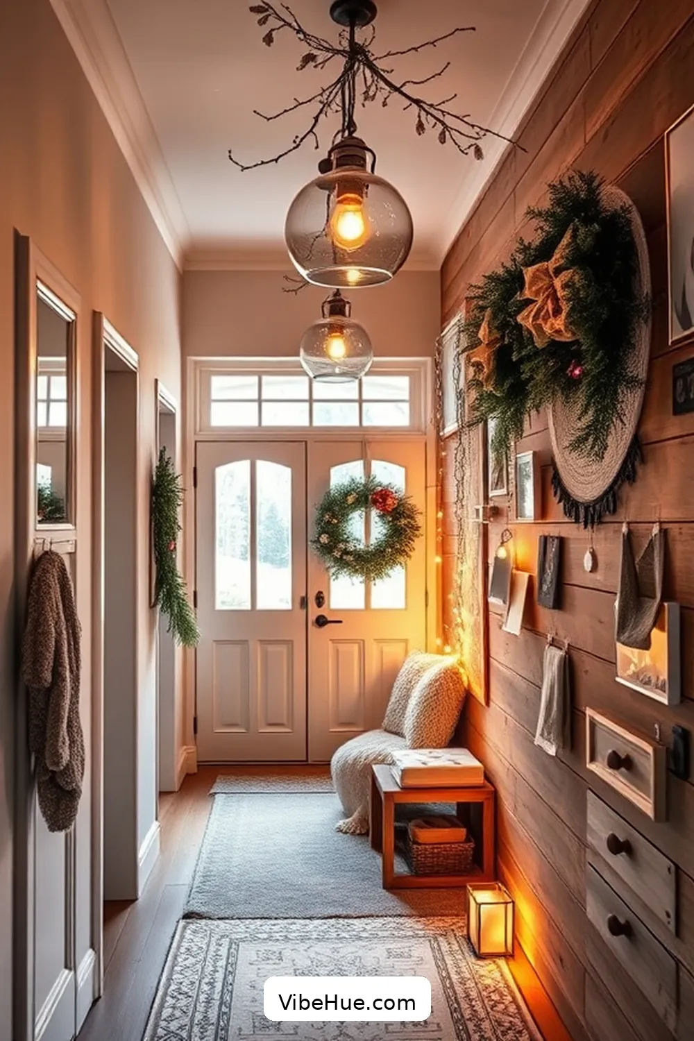 Cozy Holiday Hallway Design in Scandinavian Style 8 Showcase Scandinavian-Inspired Lighting for Cozy Holiday Hallway Design in Scandinavian Style