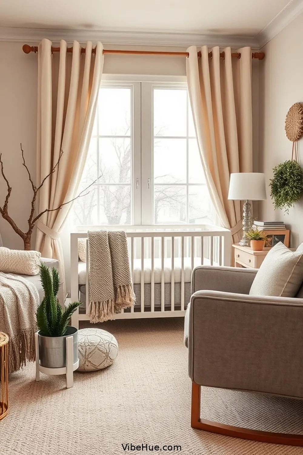 Cozy Winter Nursery With Industrial Style: 15 Key Elements 2 Embrace Neutral Color Palettes for Cozy Winter Nursery With Industrial Style: 15 Key Elements