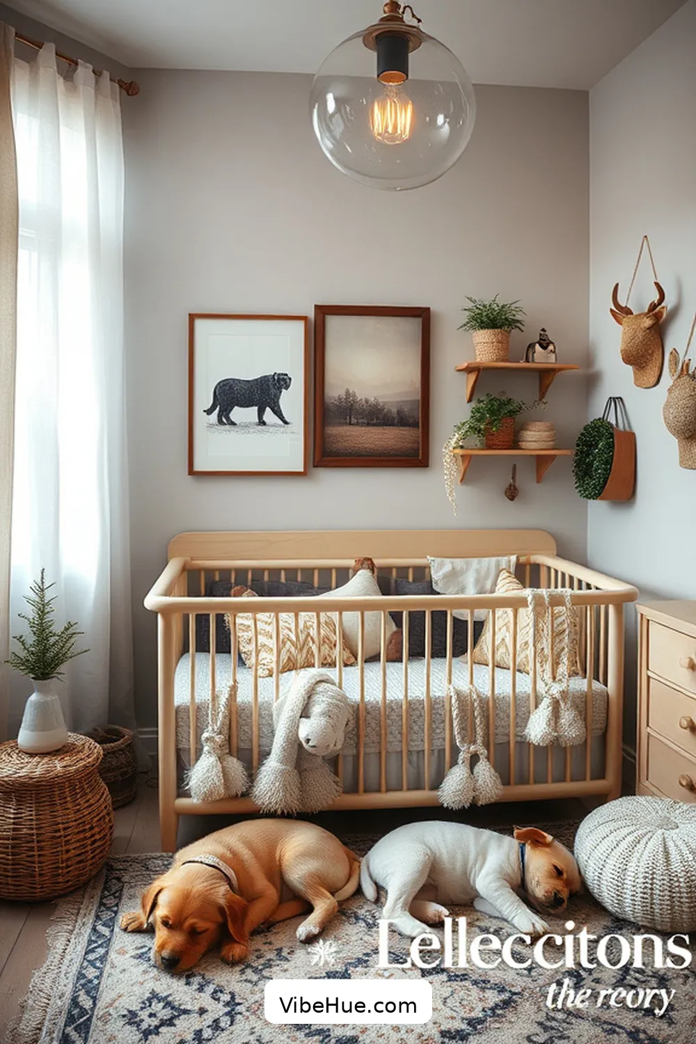 Cozy Winter Nursery With Industrial Style: 15 Key Elements 7 Include Unique Wall Art for Cozy Winter Nursery With Industrial Style: 15 Key Elements