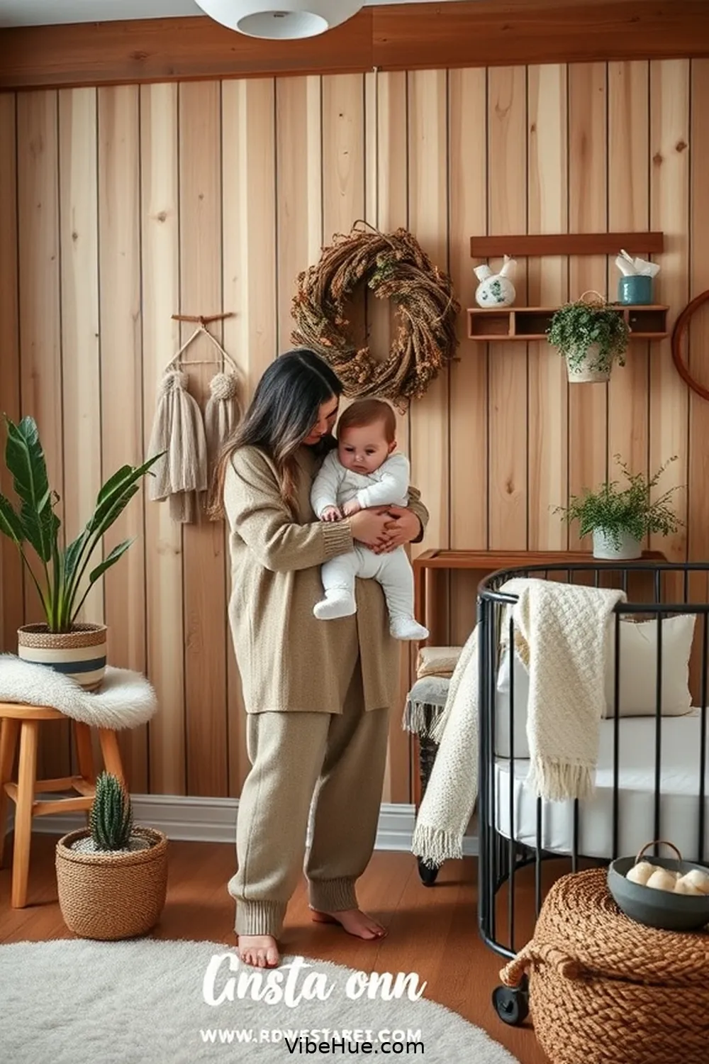 Cozy Winter Nursery With Industrial Style: 15 Key Elements 10 Incorporate Natural Elements for Cozy Winter Nursery With Industrial Style: 15 Key Elements