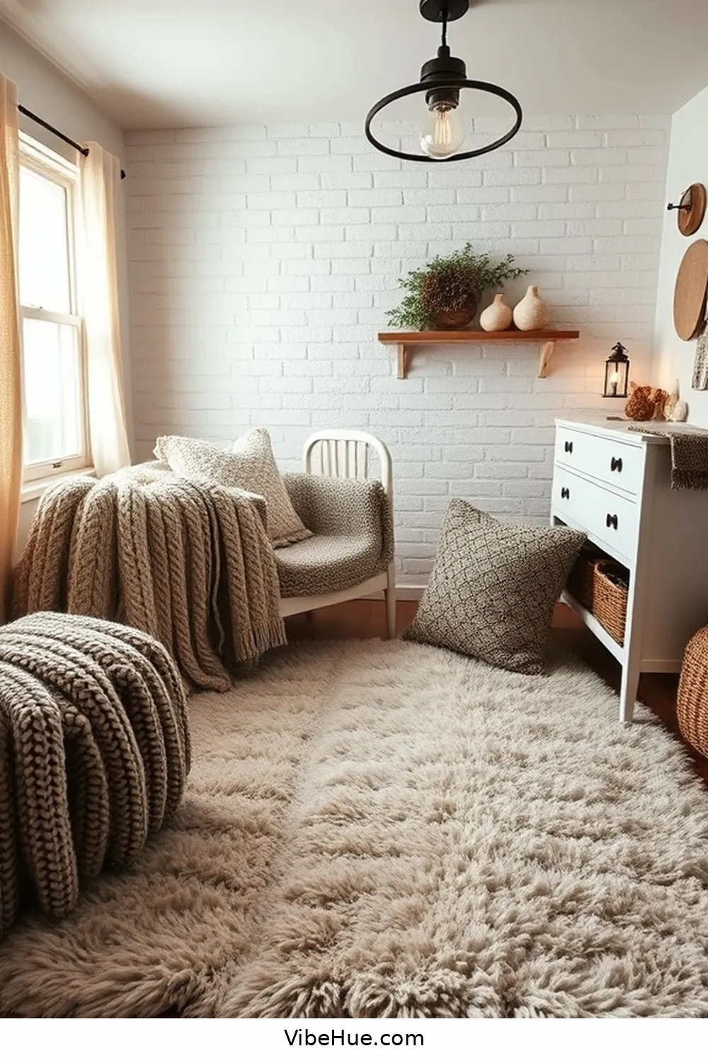 Cozy Winter Nursery With Industrial Style: 15 Key Elements 4 Use Textured Fabrics for Comfort for Cozy Winter Nursery With Industrial Style: 15 Key Elements