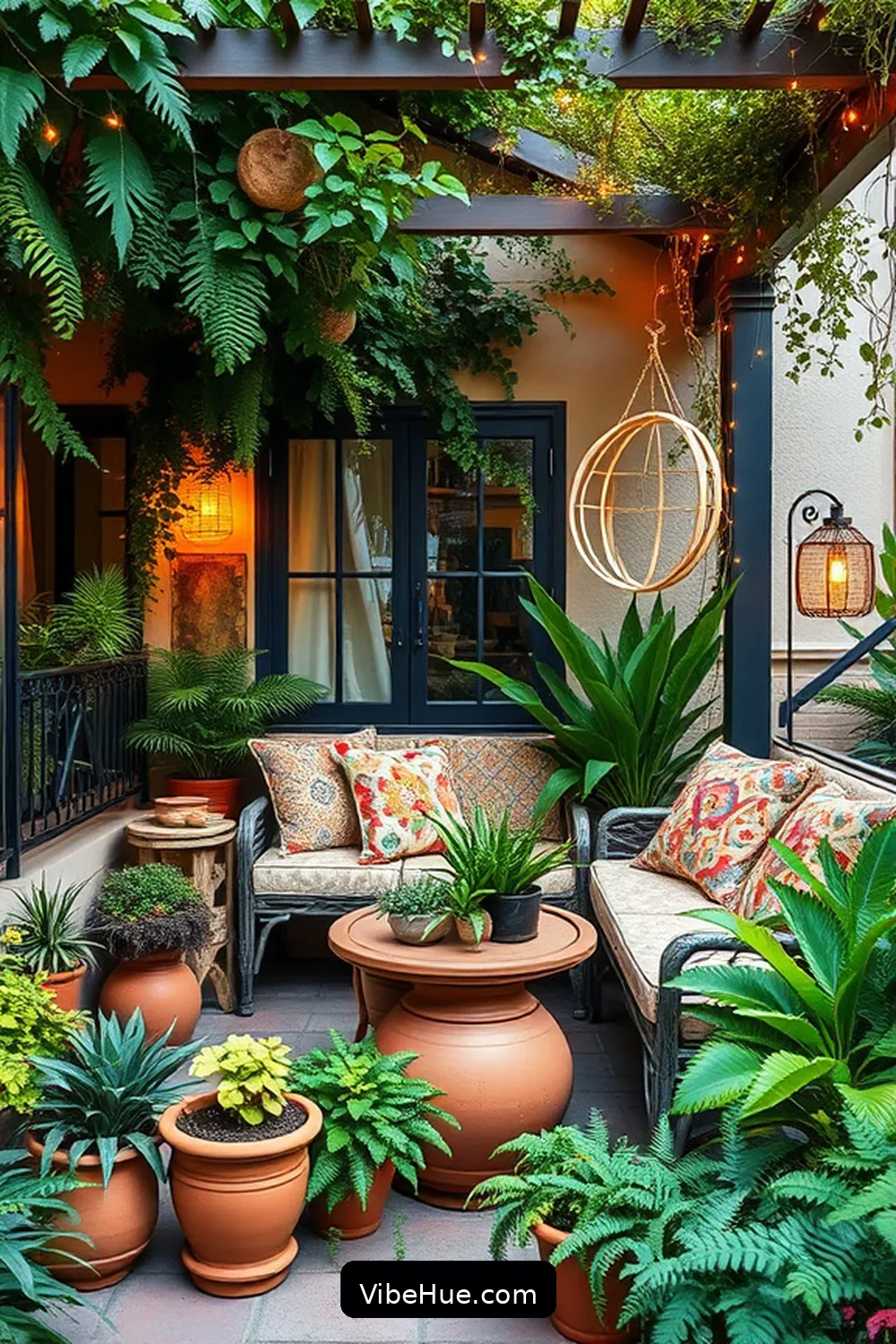 Create a Bohemian Style Holiday Outdoor Patio 5 Incorporating Natural Elements and Plants for Create a Bohemian Style Holiday Outdoor Patio