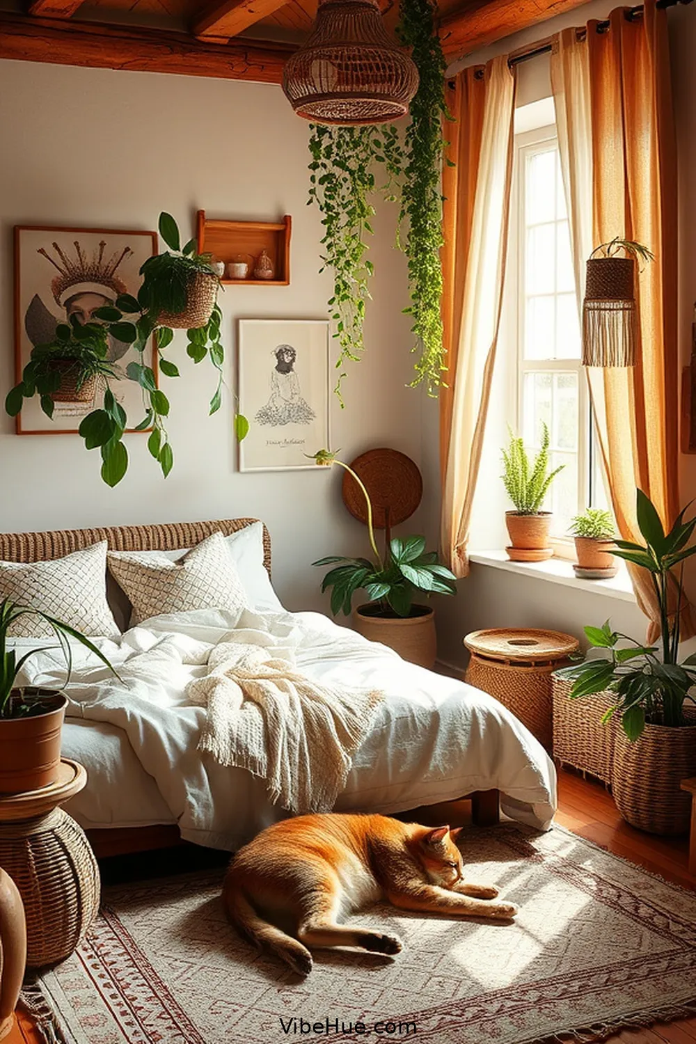 Create a Bohemian Style Spring Bedroom 7 Bring in Natural Elements for Create a Bohemian Style Spring Bedroom