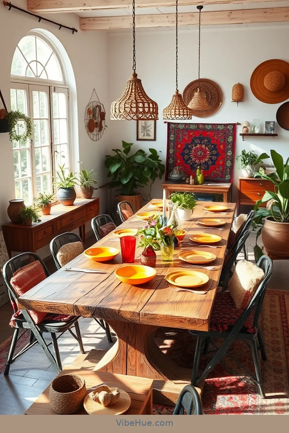 Create a Bohemian Style Summer Dining Room 3 Select the Right Dining Table for Create a Bohemian Style Summer Dining Room