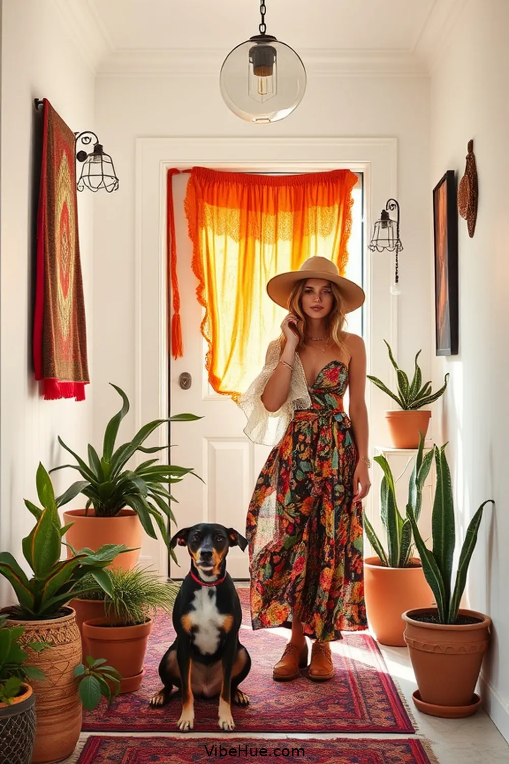 Create a Bohemian Style Summer Entryway 9 Add a Touch of Whimsy for Create a Bohemian Style Summer Entryway
