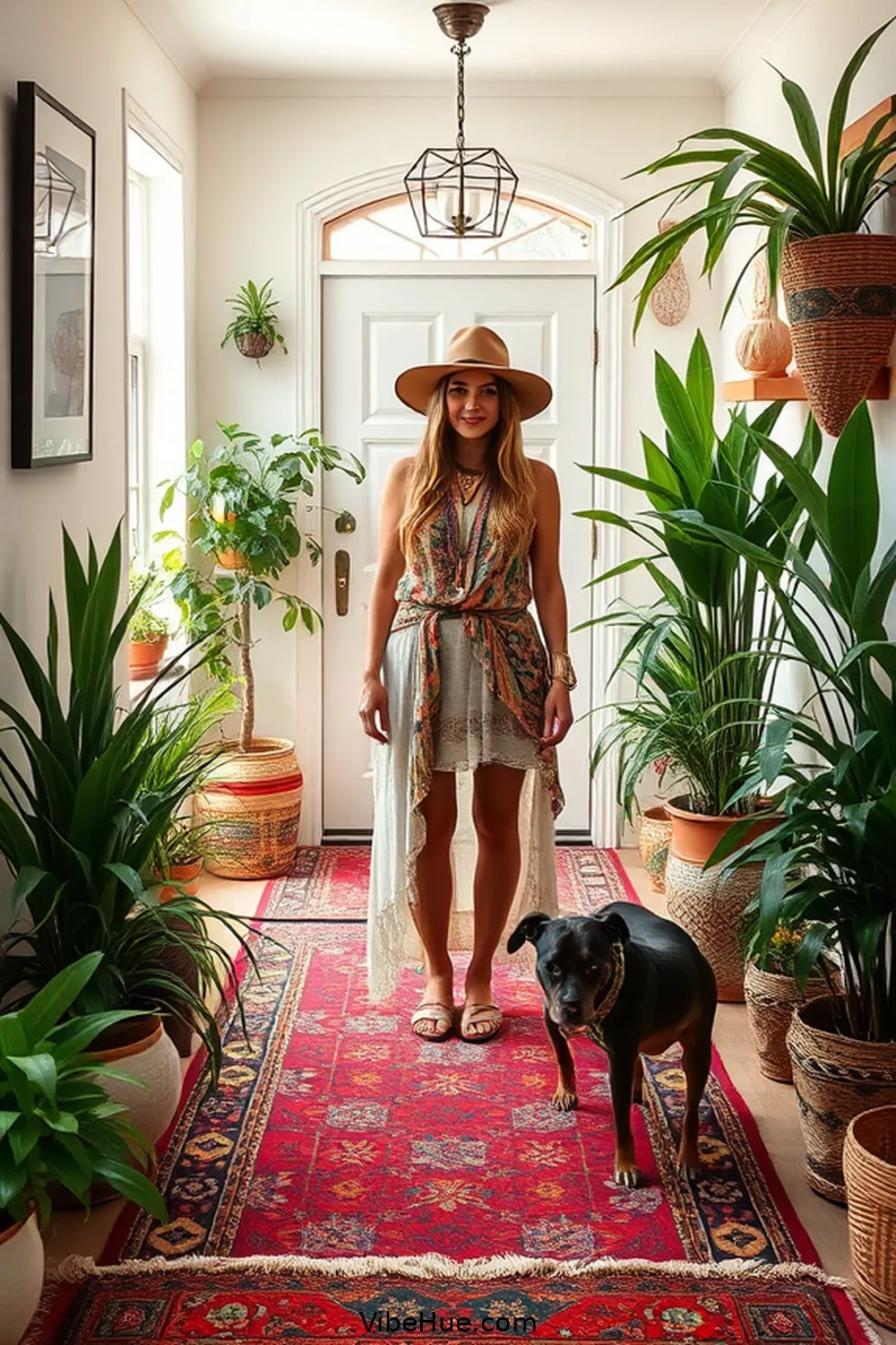 Create a Bohemian Style Summer Entryway 2 Embrace Vibrant Colors for Create a Bohemian Style Summer Entryway