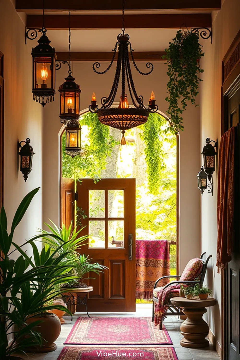 Create a Bohemian Style Summer Entryway 5 Select Unique Lighting for Create a Bohemian Style Summer Entryway