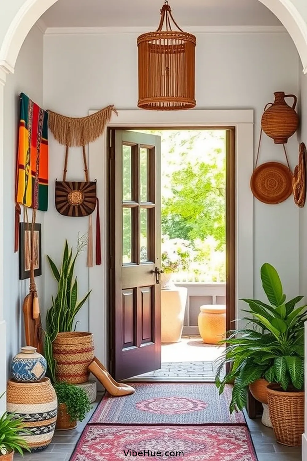Create a Bohemian Style Summer Entryway 6 Showcase Personal Artifacts for Create a Bohemian Style Summer Entryway