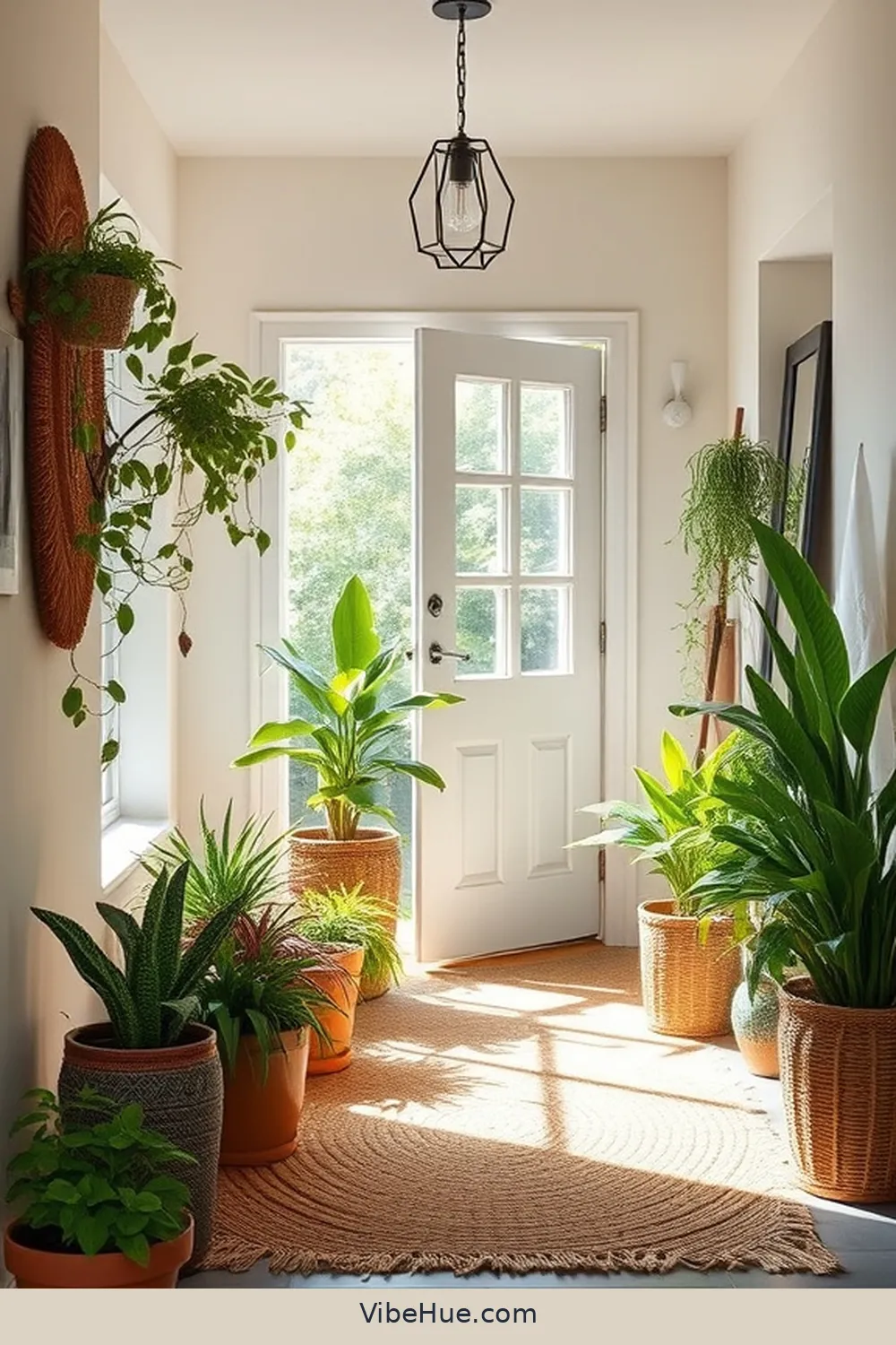 Create a Bohemian Style Summer Entryway 8 Use Plants for Freshness for Create a Bohemian Style Summer Entryway