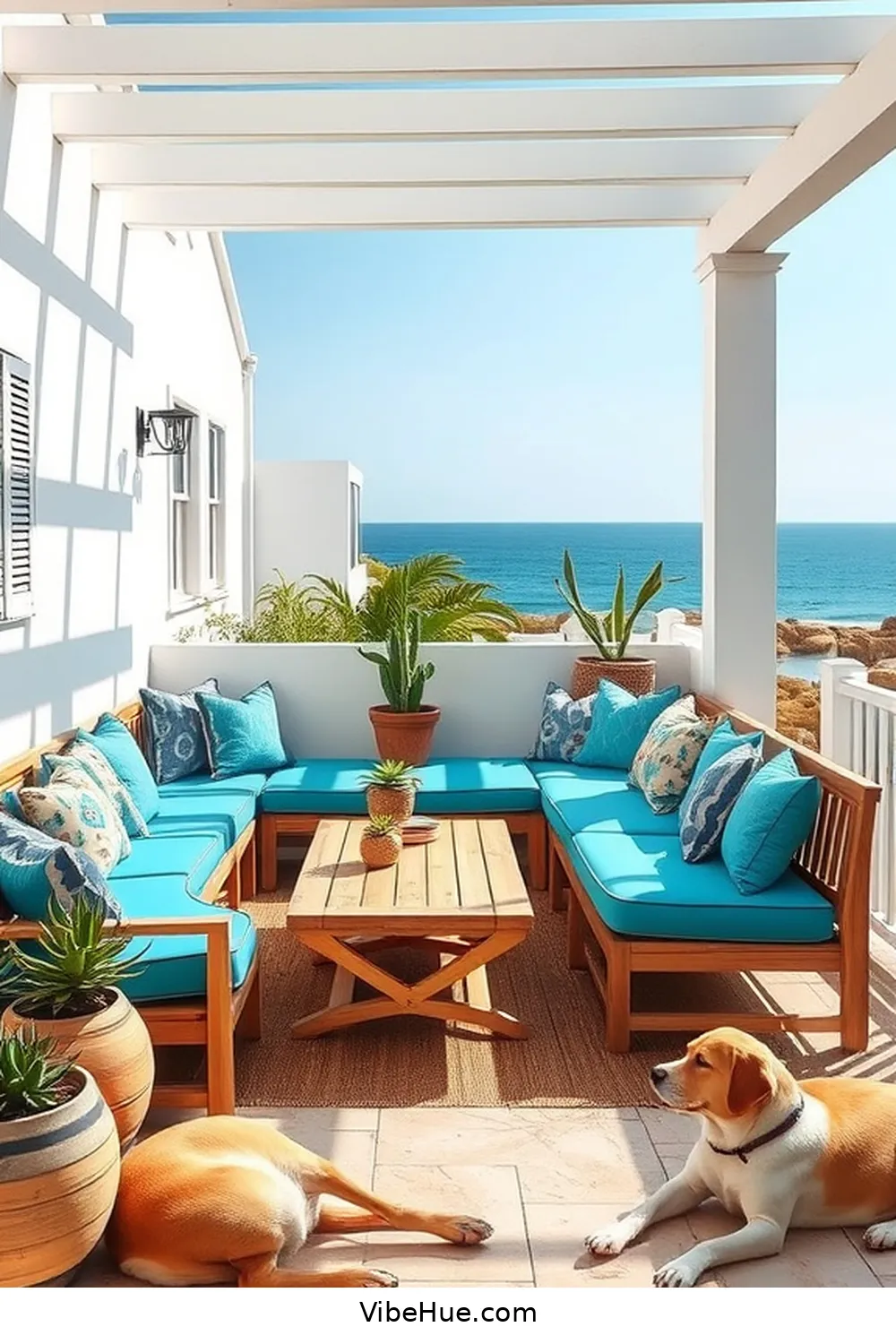 Create a Functional Layout for Create a Coastal-Style Summer Outdoor Patio