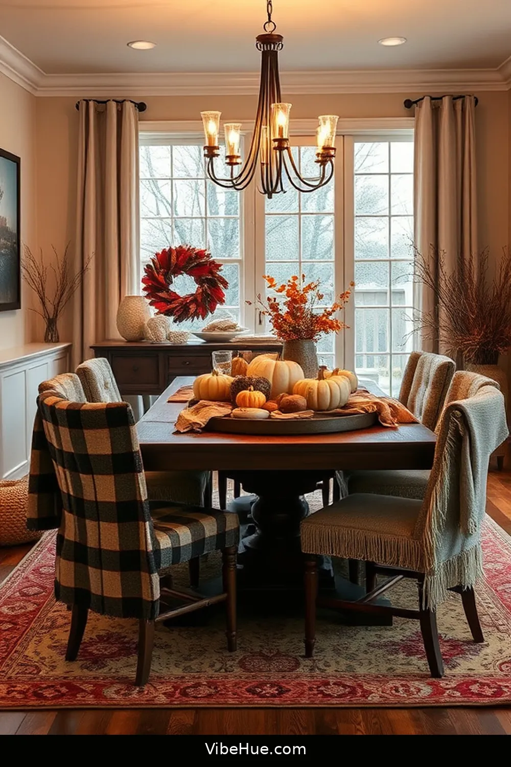 Create a Contemporary Fall Dining Room Style 10 Layering for Coziness for Create a Contemporary Fall Dining Room Style