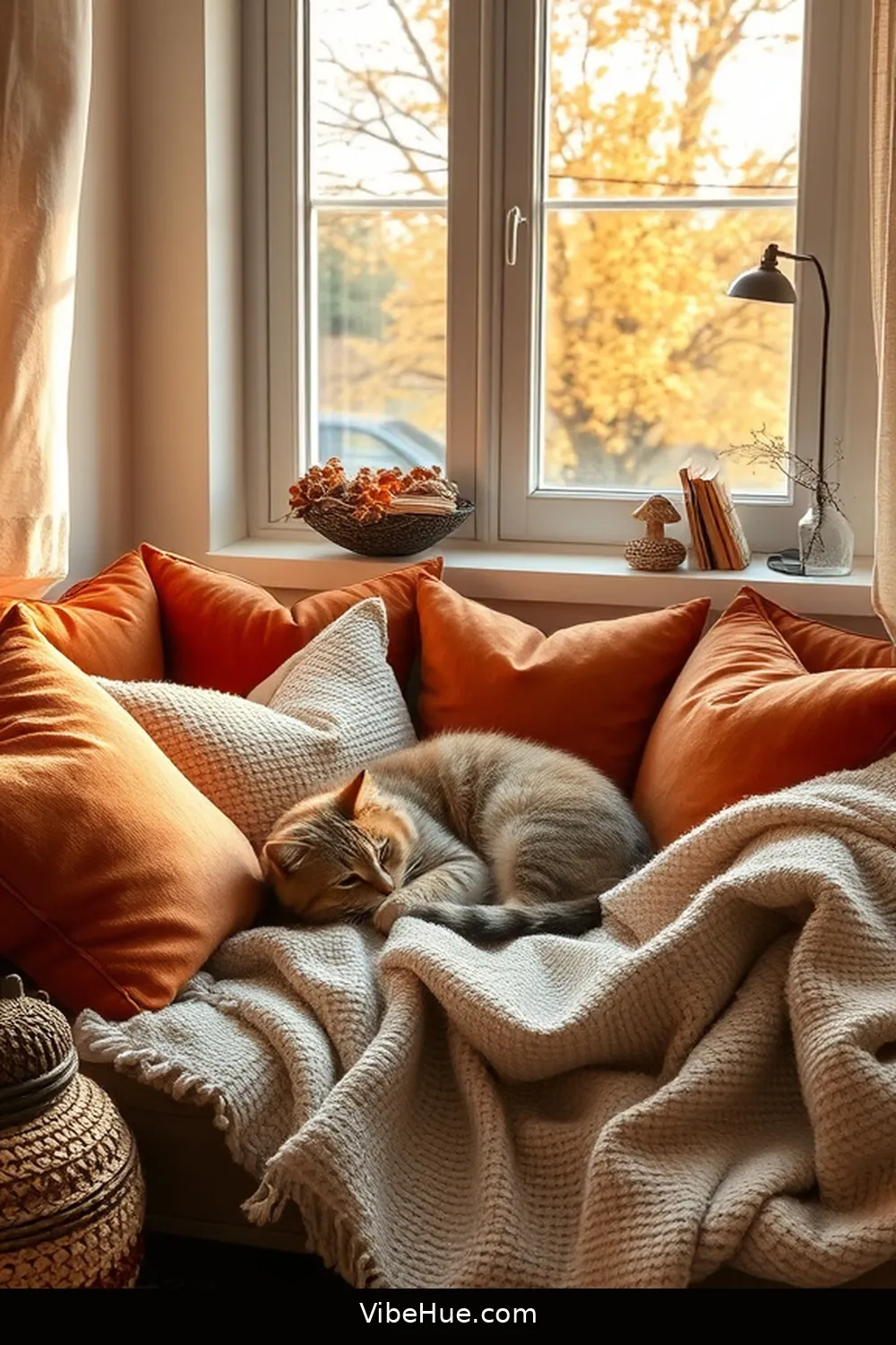 Create a Reading Nook for Create a Cozy Bohemian Fall Bedroom Style