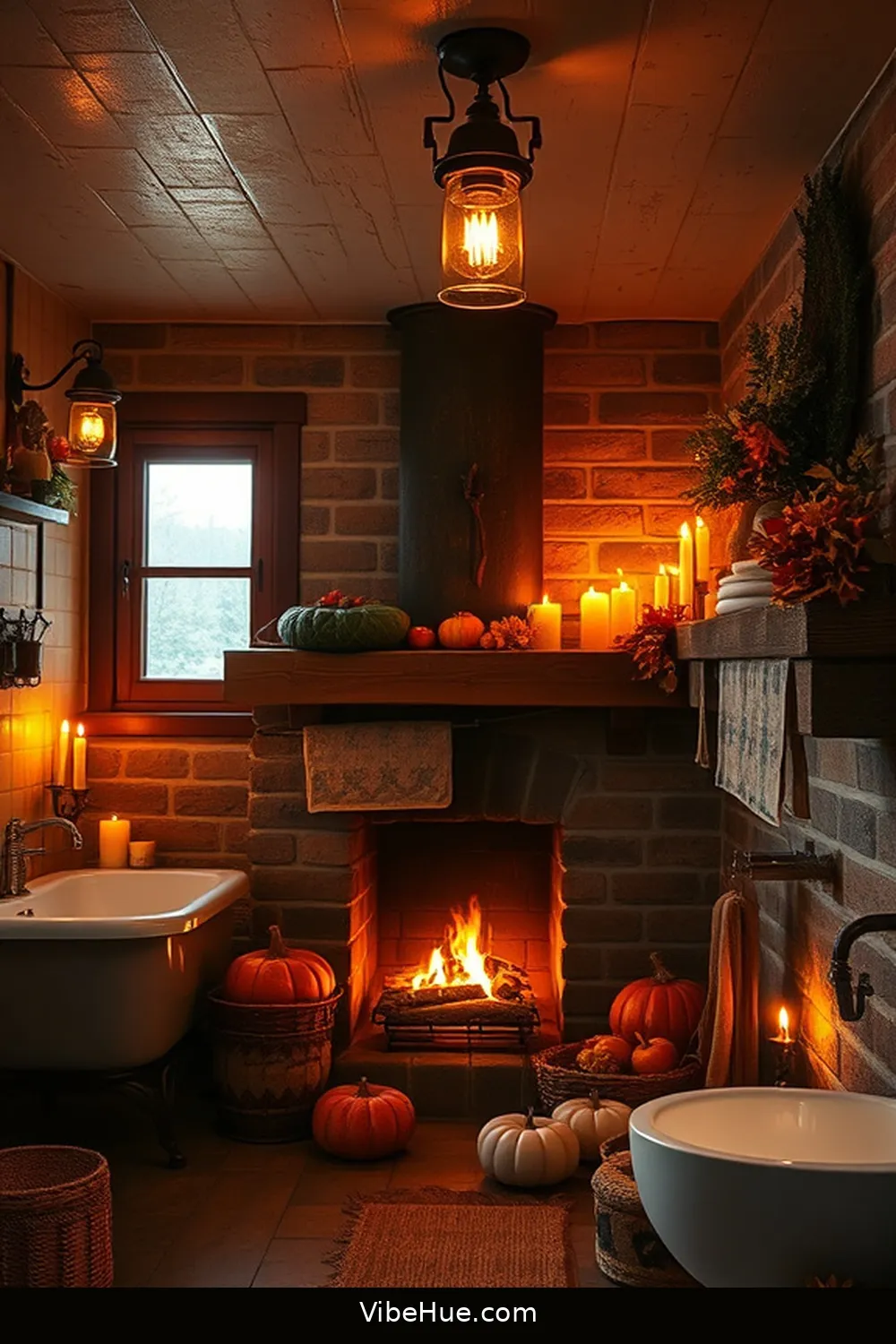 Create a Cozy Fall Bathroom With Rustic Style 4 Soft and Warm Lighting Options for Create a Cozy Fall Bathroom With Rustic Style