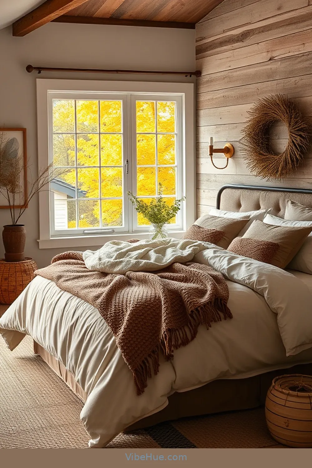 Create a Cozy Fall Bedroom in Modern Farmhouse Style 2 Embrace Earthy Color Palettes for Create a Cozy Fall Bedroom in Modern Farmhouse Style