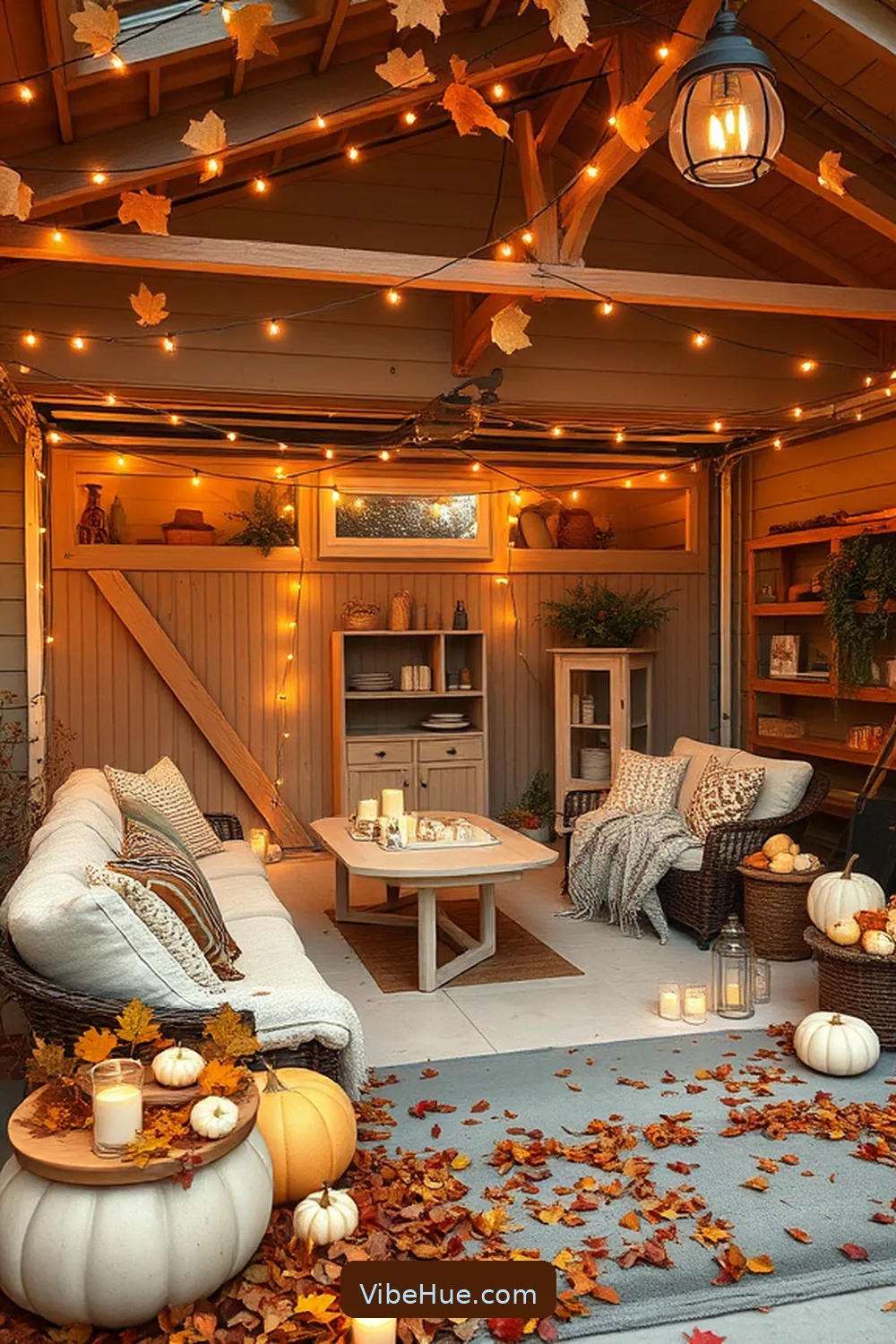 Create a Cozy Fall Garage in Scandinavian Style 3 Warm Lighting for a Cozy Ambiance for Create a Cozy Fall Garage in Scandinavian Style