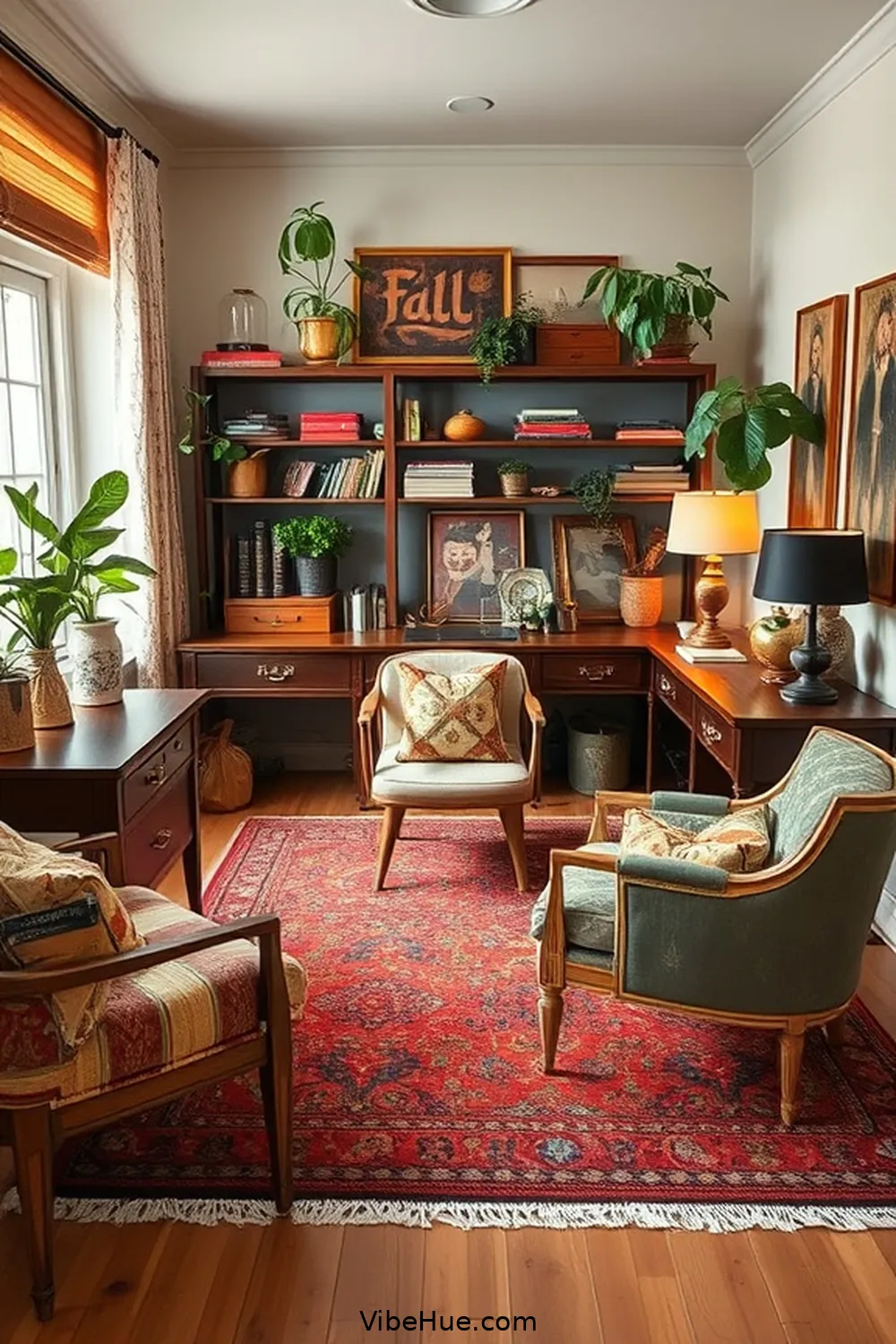 Create a Cozy Fall Home Office in Bohemian Style 5 Choose Eclectic Furniture for Create a Cozy Fall Home Office in Bohemian Style