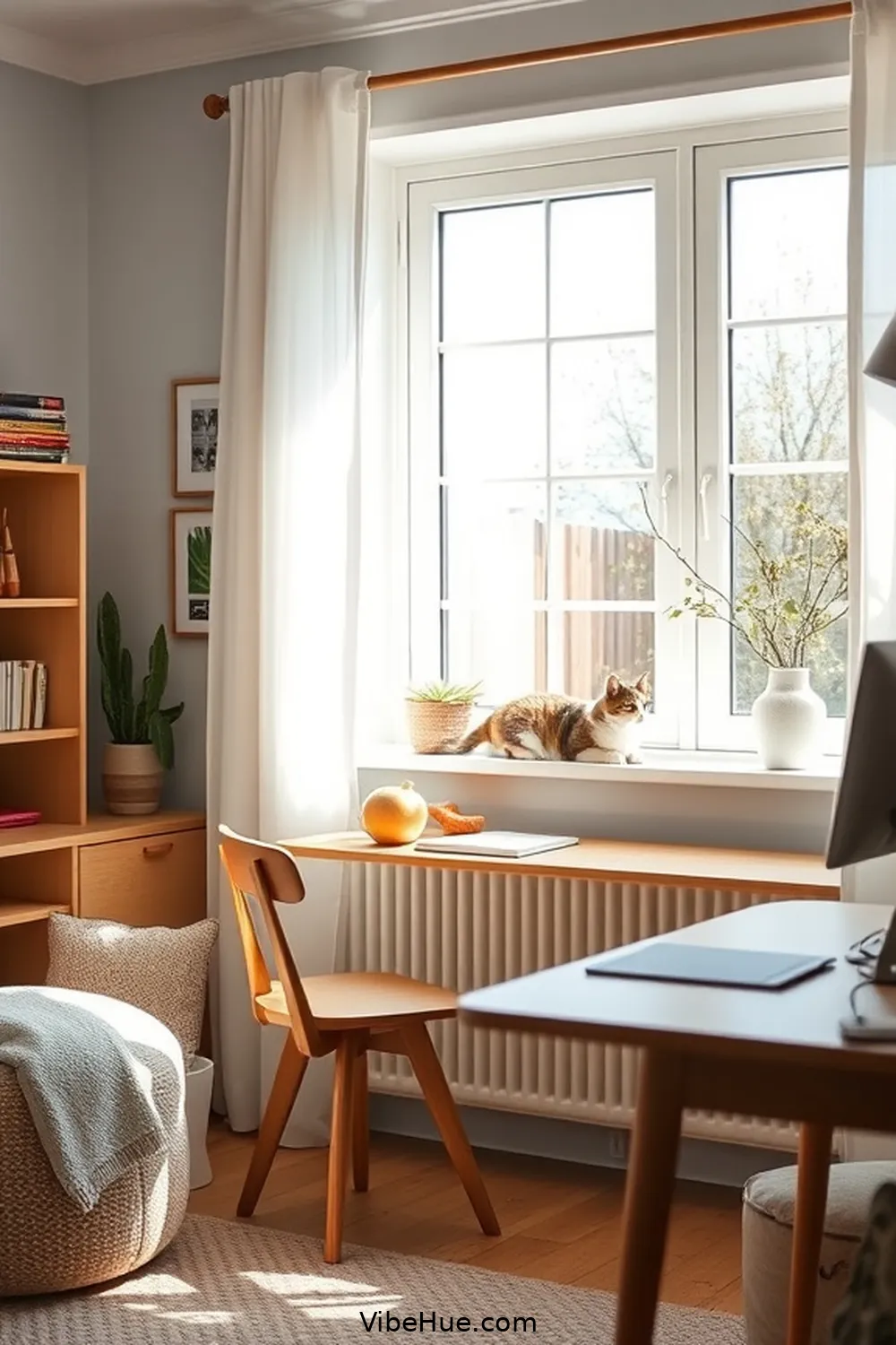 Create a Cozy Fall Home Office in Scandinavian Style 5 Optimize Natural Light for Create a Cozy Fall Home Office in Scandinavian Style