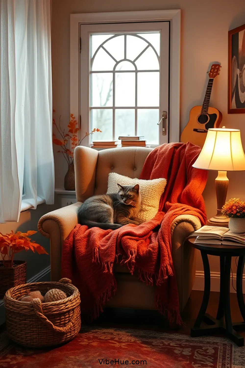 Create a Cozy Fall Home Office in Traditional Style 8 Establish a Relaxing Reading Nook for Create a Cozy Fall Home Office in Traditional Style