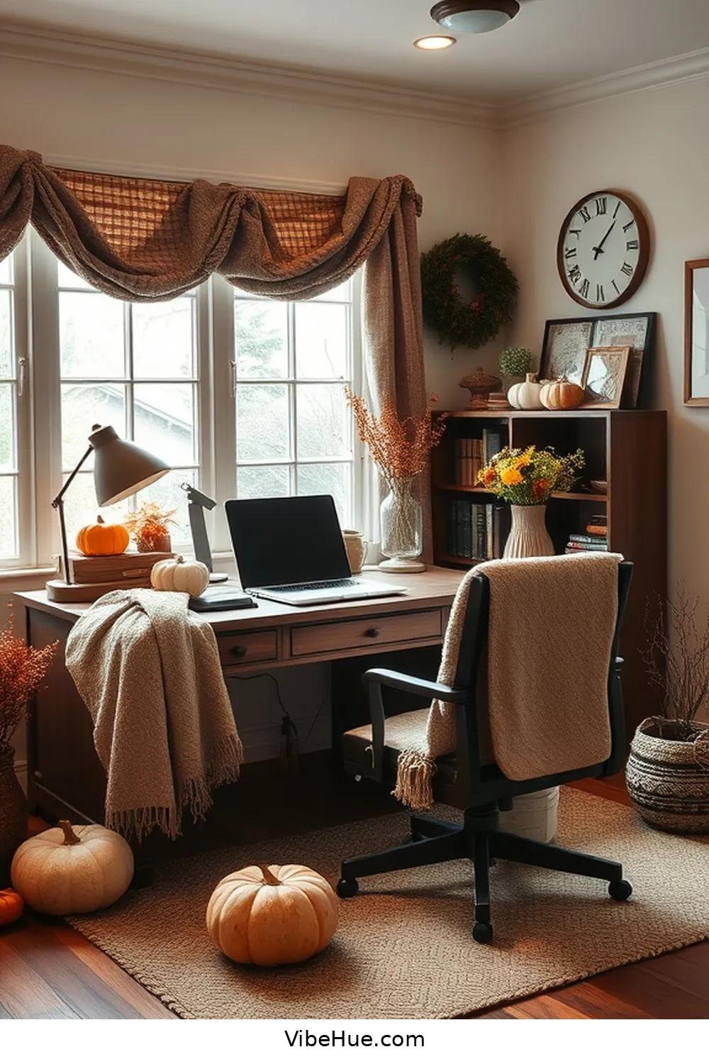 Create a Cozy Fall Home Office in Traditional Style 6 Integrate Inviting Decorative Accents for Create a Cozy Fall Home Office in Traditional Style