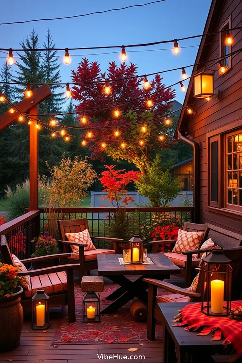 Create a Cozy Fall Outdoor Patio With Industrial Style 4 Create Warm Ambiance With Lighting for Create a Cozy Fall Outdoor Patio With Industrial Style
