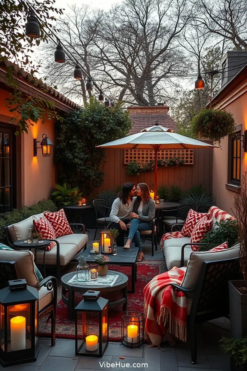 Create a Cozy Fall Outdoor Patio With Industrial Style 8 Integrate Greenery for a Touch of Nature for Create a Cozy Fall Outdoor Patio With Industrial Style