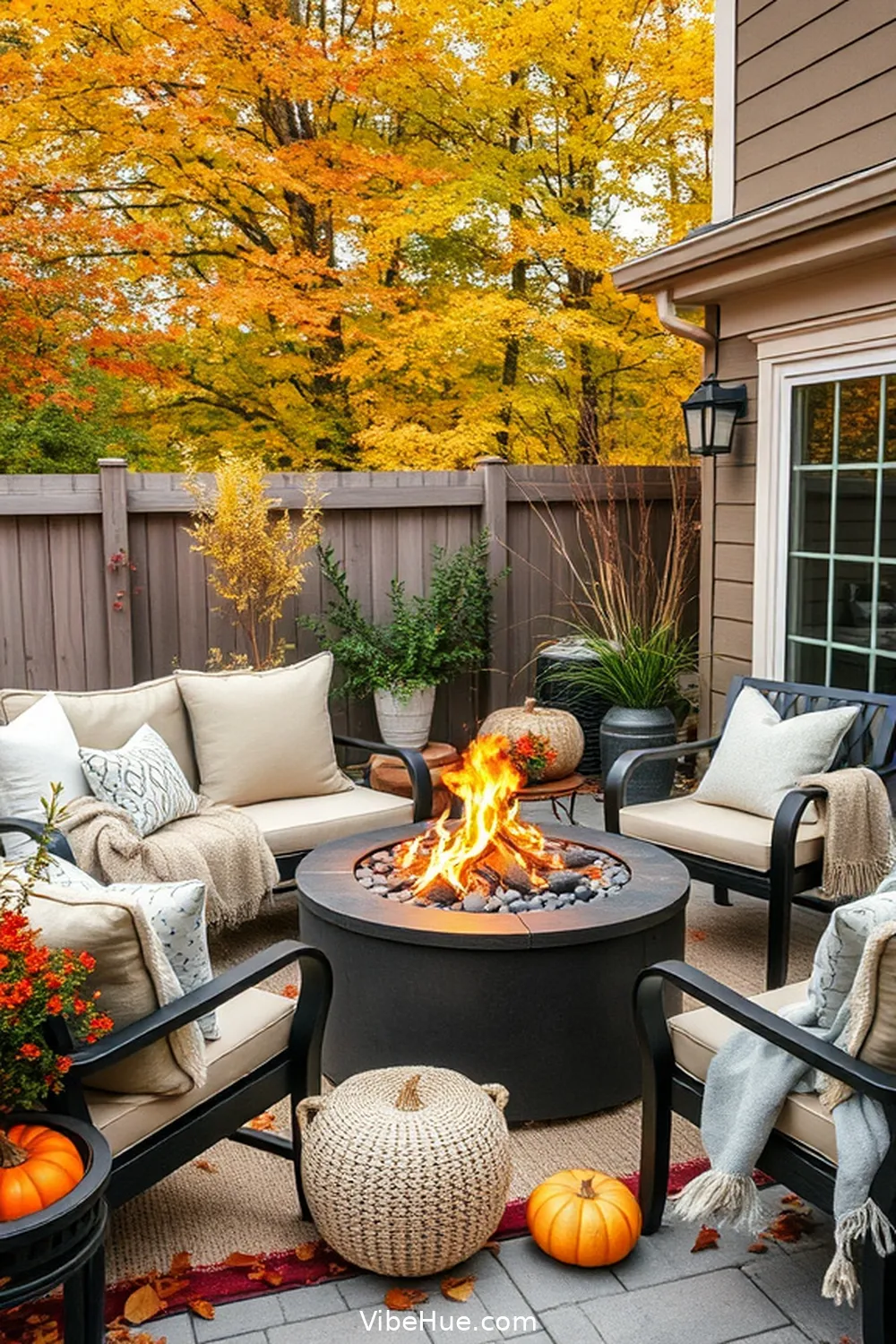 Create a Cozy Fall Outdoor Patio With Industrial Style 11 Plan for Comfort With Layered Seating Options for Create a Cozy Fall Outdoor Patio With Industrial Style