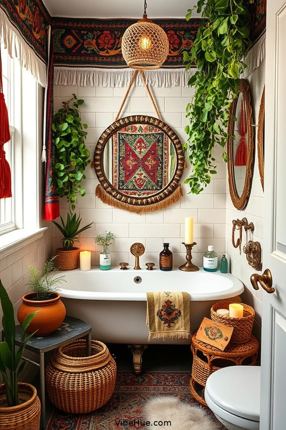 Create a Cozy Holiday Bathroom in Bohemian Style 8 Personalize With Bohemian Accessories for Create a Cozy Holiday Bathroom in Bohemian Style