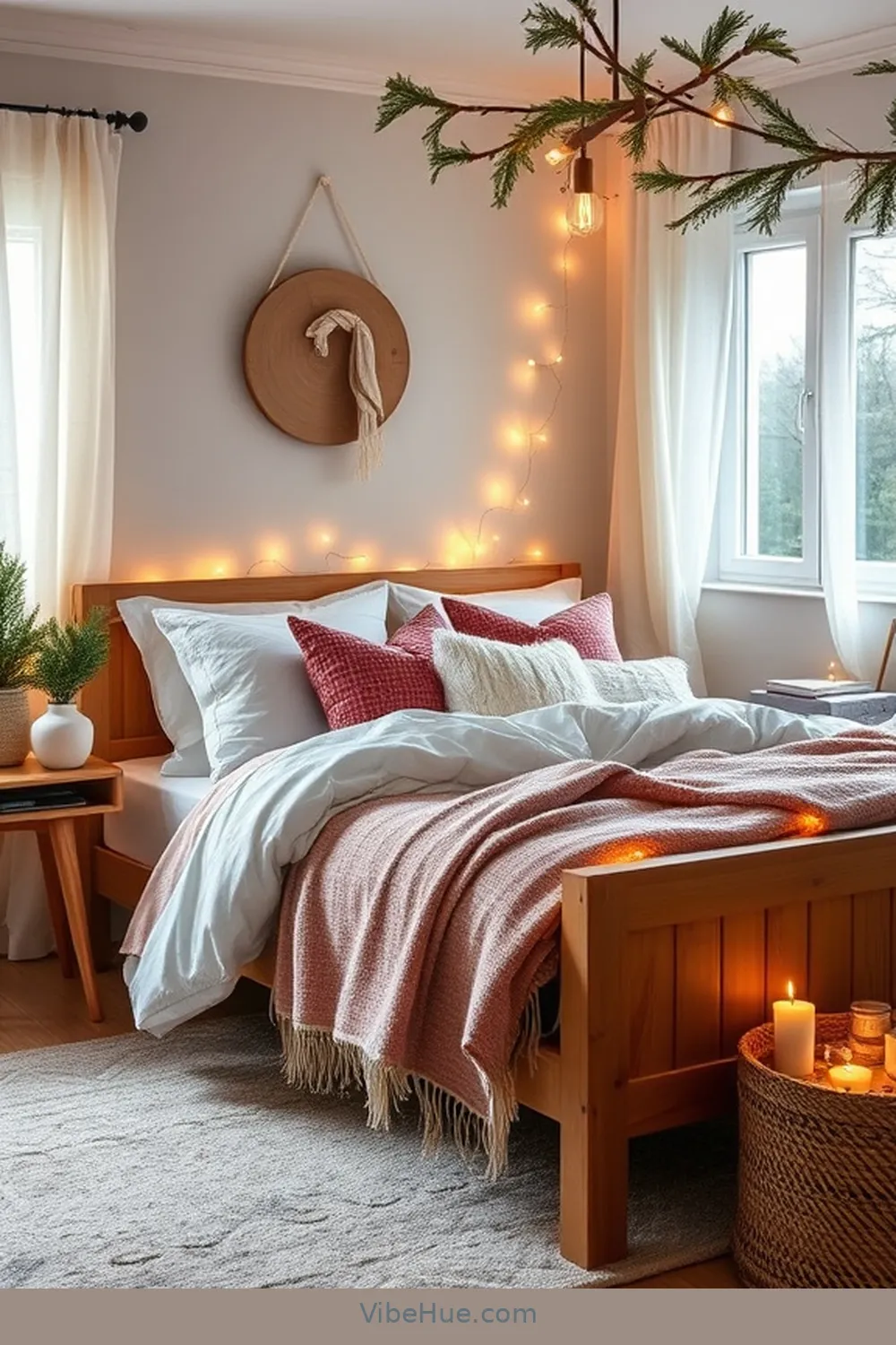 Create a Cozy Holiday Bedroom in Scandinavian Style 14 Enhance With Seasonal Touches for Create a Cozy Holiday Bedroom in Scandinavian Style