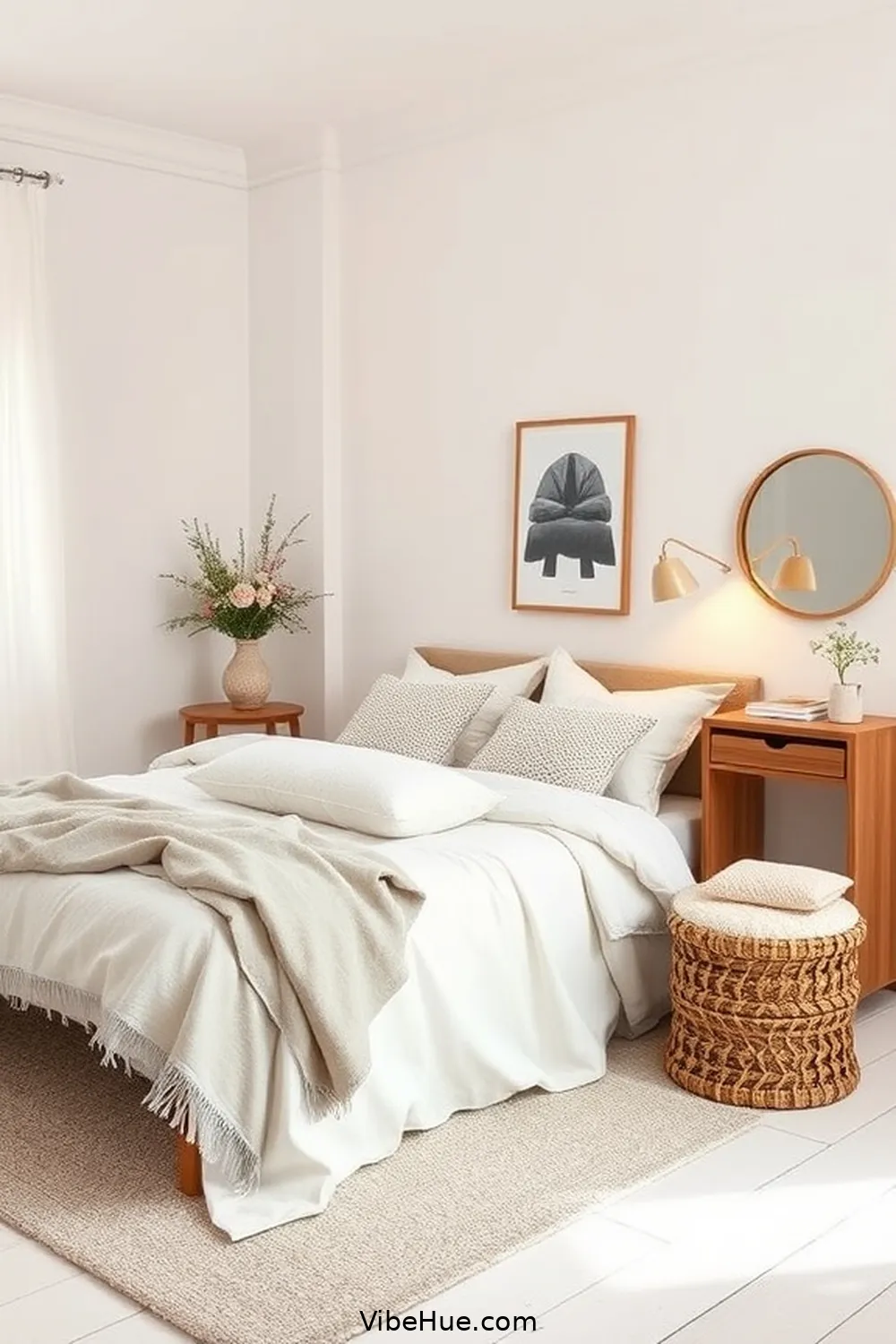 Create a Cozy Holiday Bedroom in Scandinavian Style 15 Maintain a Clutter-Free Space for Create a Cozy Holiday Bedroom in Scandinavian Style
