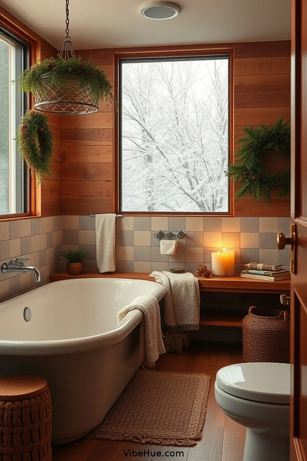 Create a Cozy Winter Bathroom in Mid-Century Modern Style 9 Personalize With Accents and Decor for Create a Cozy Winter Bathroom in Mid-Century Modern Style