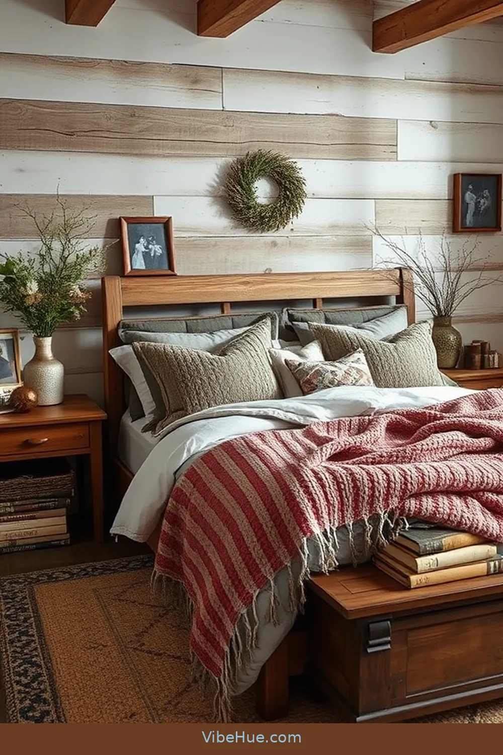 Personalize With Meaningful Accessories for Create a Cozy Winter Bedroom With Rustic Style