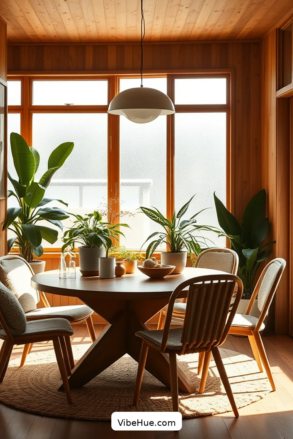 Create a Cozy Winter Dining Room in Mid-Century Modern Style 10 Incorporating Greenery and Natural Elements for Create a Cozy Winter Dining Room in Mid-Century Modern Style