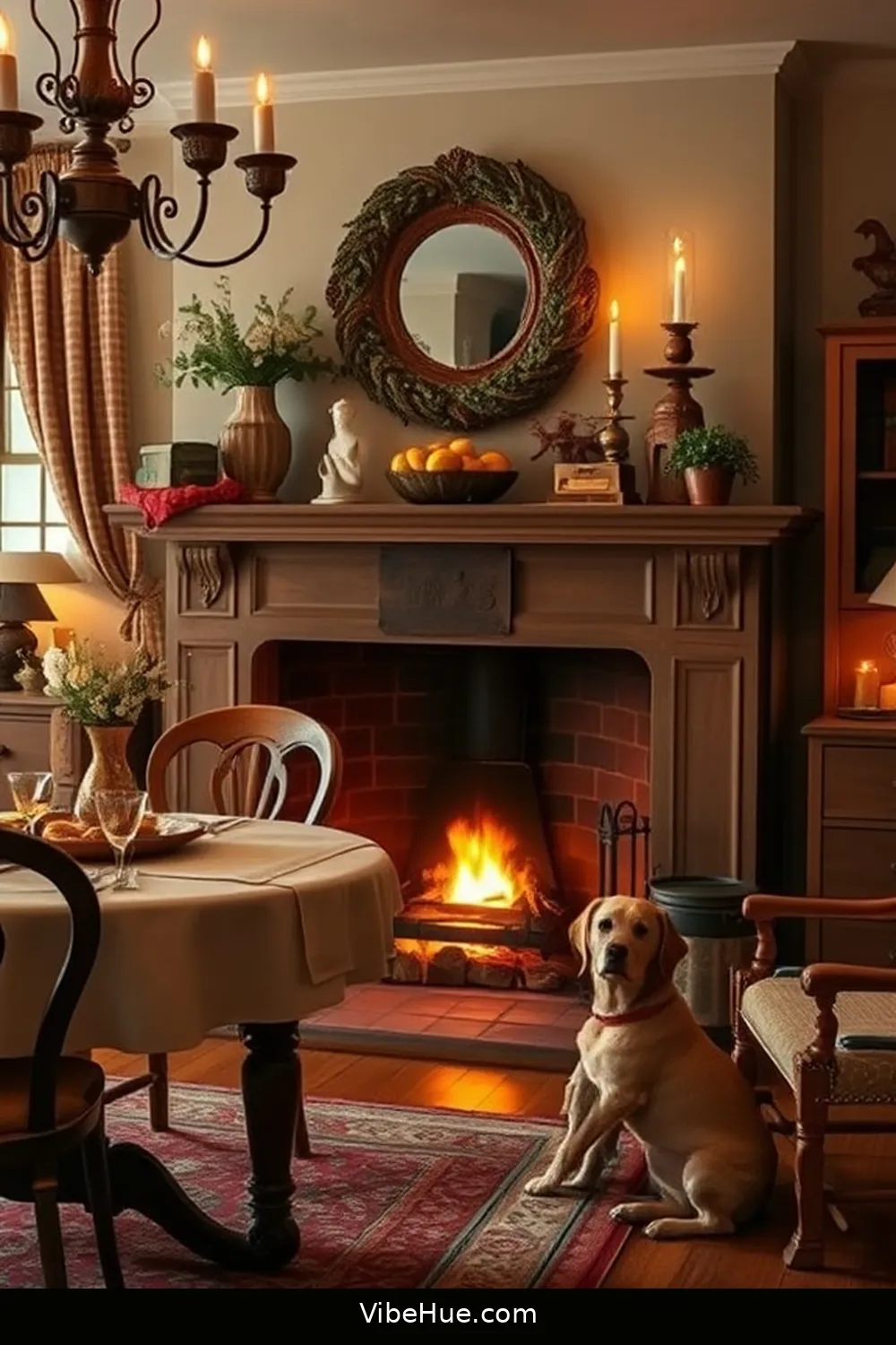 Personalize With Family Heirlooms for Create a Cozy Winter Dining Room in Traditional Style