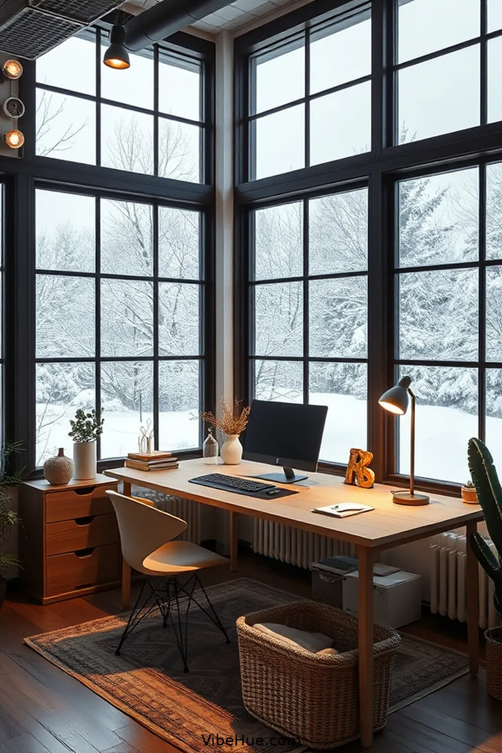 Create a Cozy Winter Home Office With Industrial Style 8 Maintain a Clutter-Free Environment for Focus for Create a Cozy Winter Home Office With Industrial Style