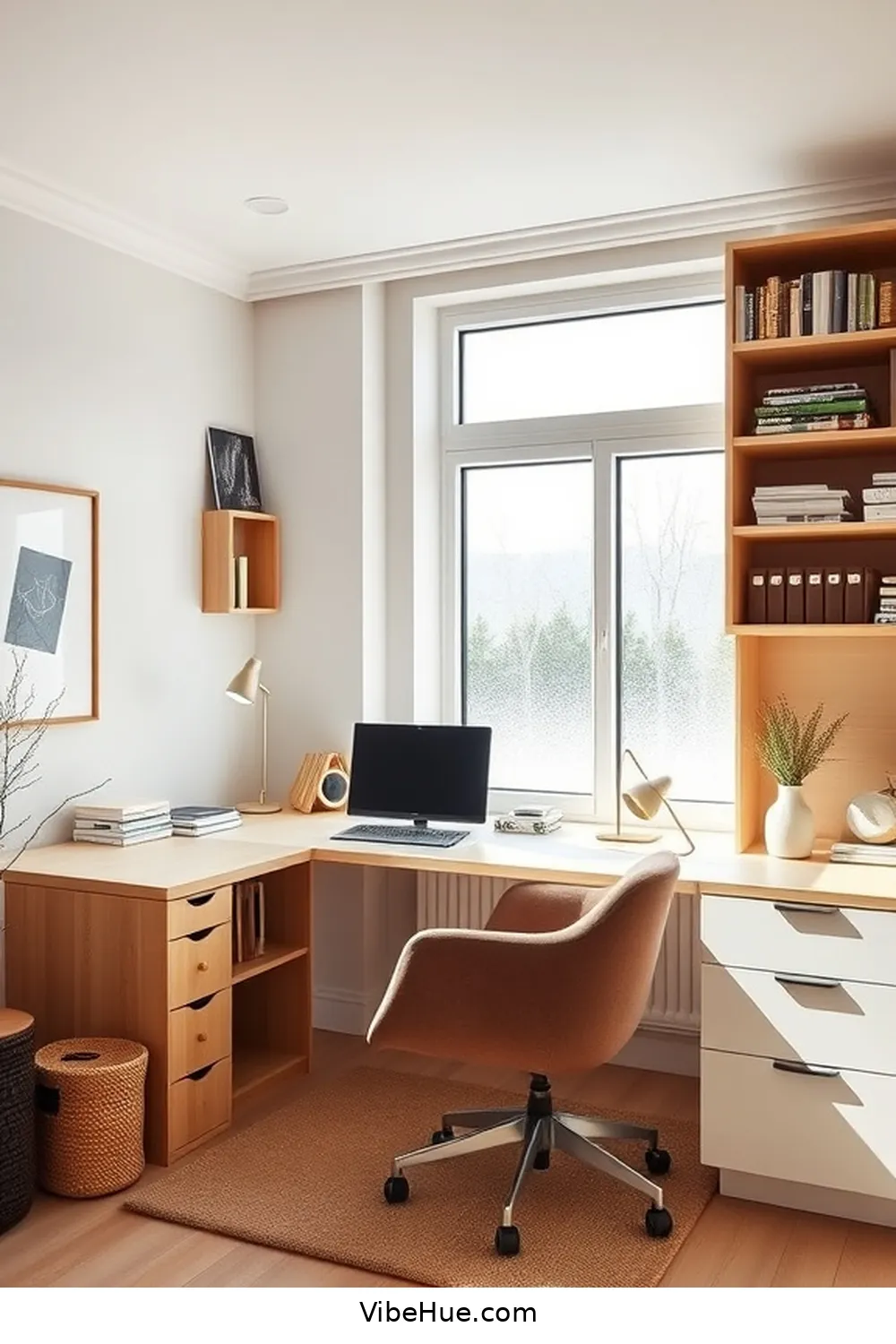 Create a Cozy Winter Home Office With Scandinavian Style 9 Implementing Smart Storage Solutions for Create a Cozy Winter Home Office With Scandinavian Style