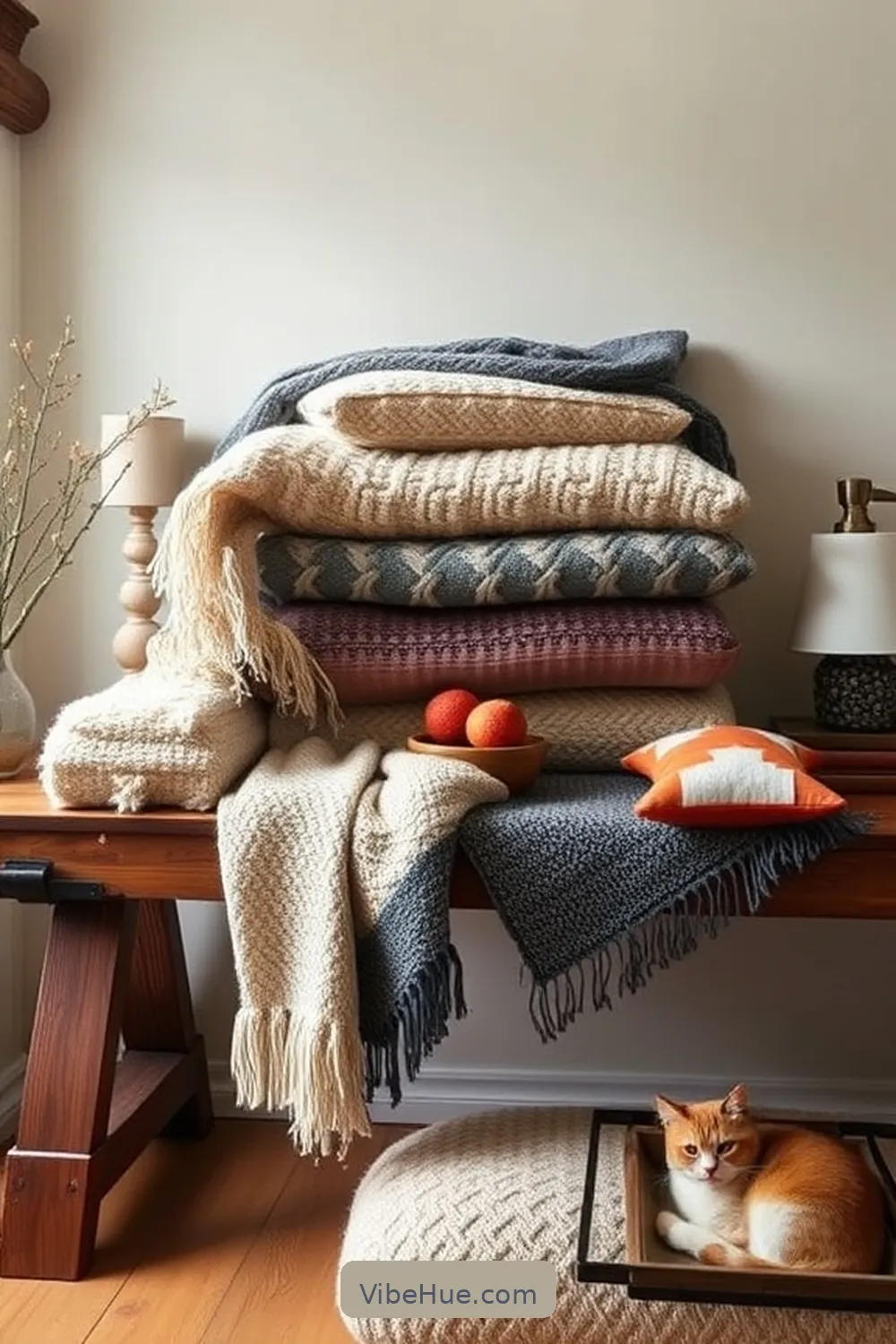 Create a Cozy Winter Home Office in Modern Farmhouse Style 4 Invest in Cozy Textiles for Create a Cozy Winter Home Office in Modern Farmhouse Style