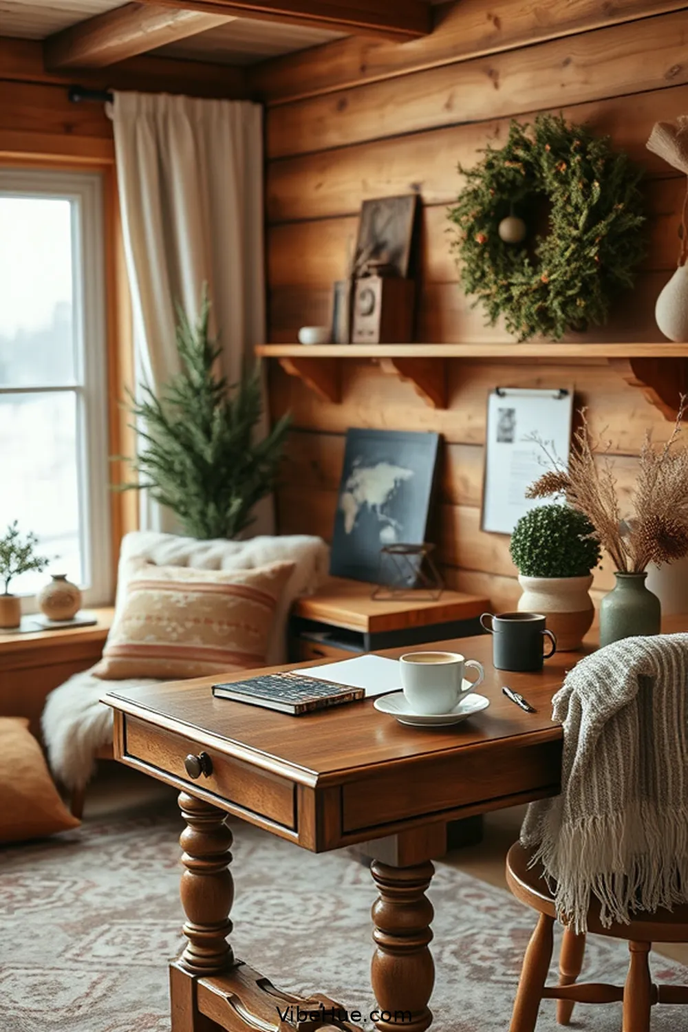 Create a Cozy Winter Home Office in Modern Farmhouse Style 6 Personalize Your Space With Rustic Decor for Create a Cozy Winter Home Office in Modern Farmhouse Style