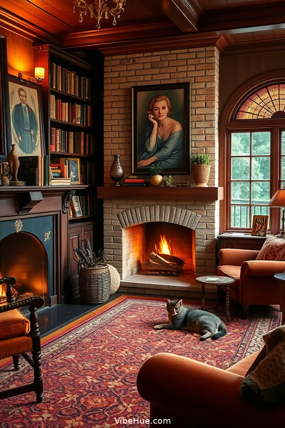 Create a Cozy Winter Library in Bohemian Style 2 Choose a Warm Color Palette for Create a Cozy Winter Library in Bohemian Style
